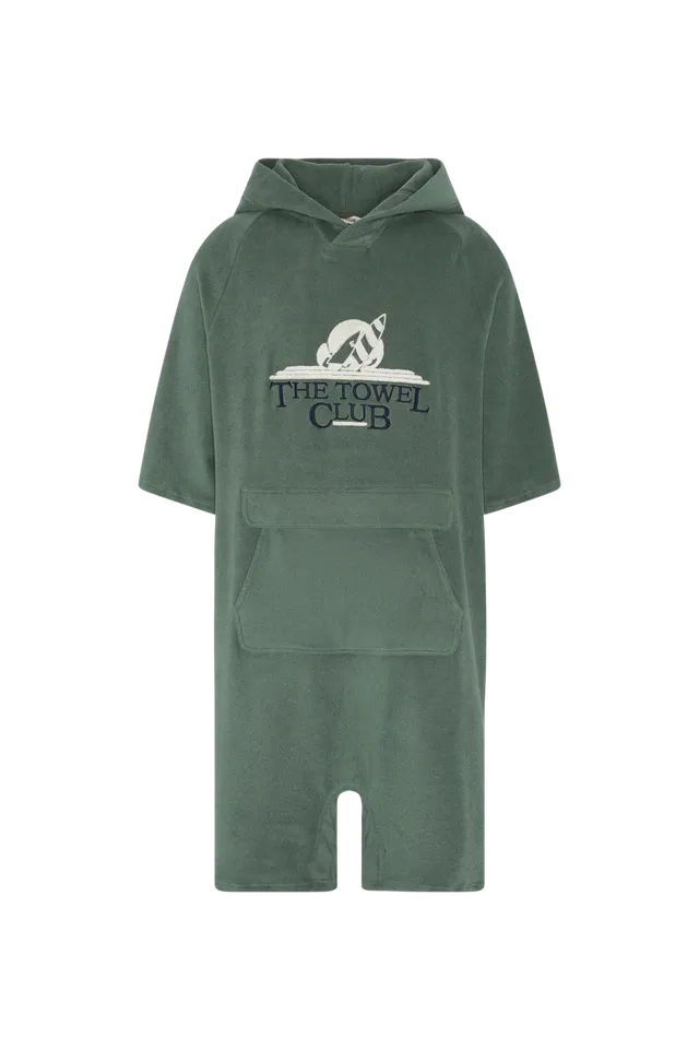 onepiece-towel-club-poncho-short-jumpsuit-dusty-green image 1