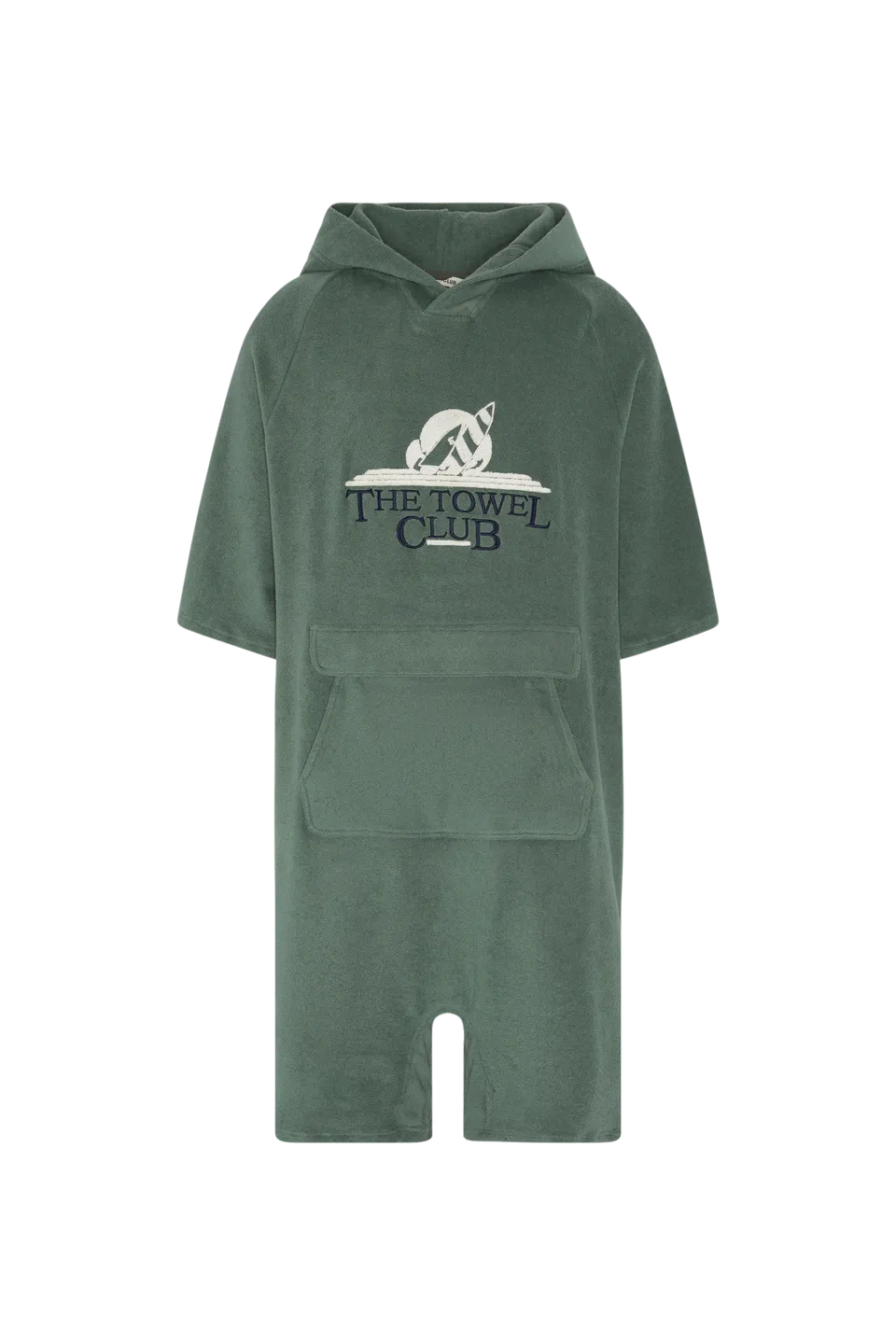 onepiece-towel-club-poncho-short-jumpsuit-dusty-green image 1