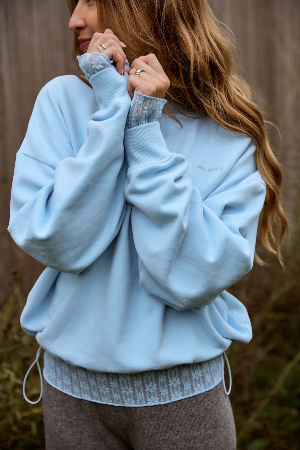 oh-april-boxy-sweatshirt-sky-blue-baumwolle-kordelzug image 5