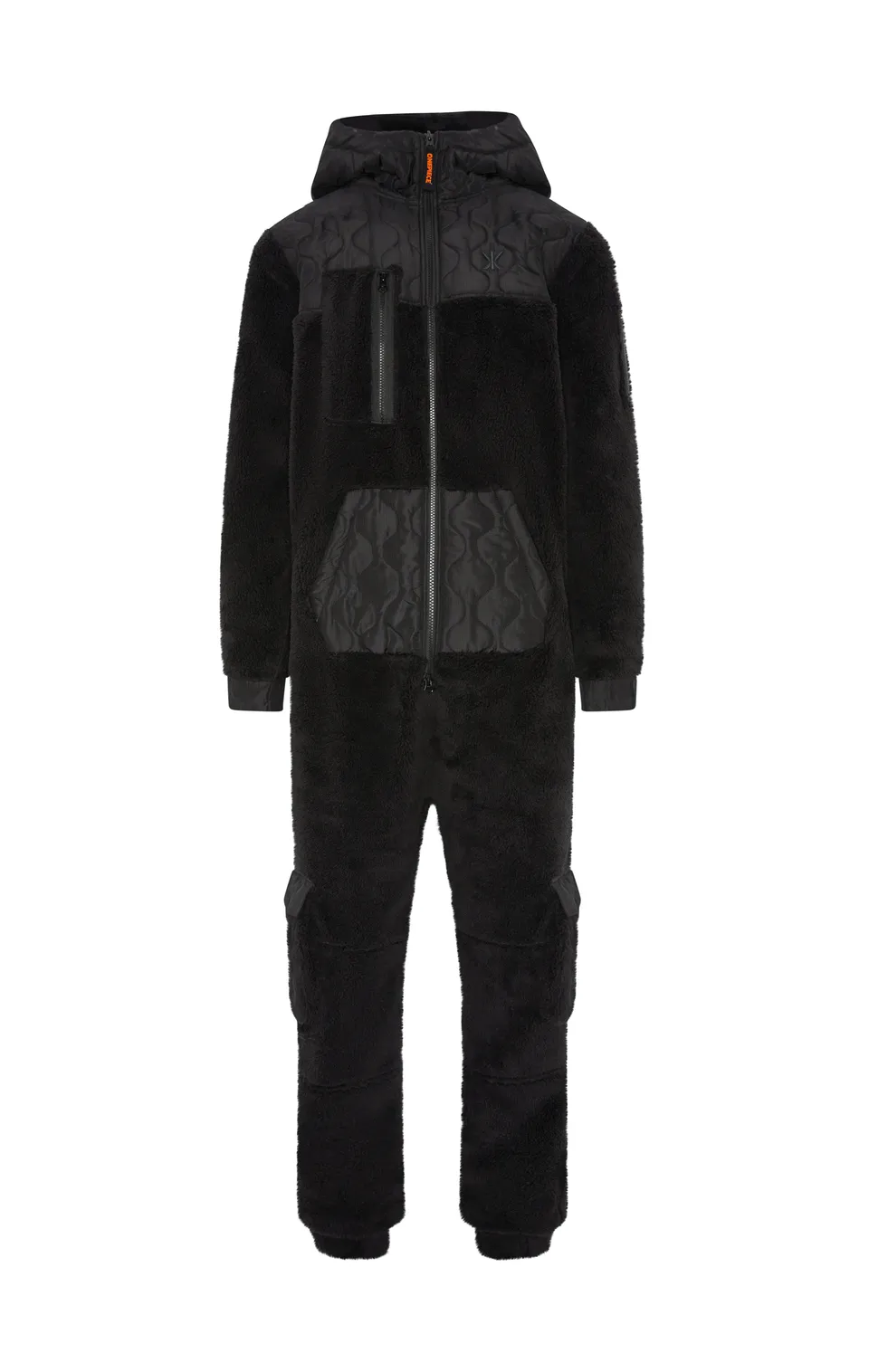 onepiece-puppy-cargo-jumpsuit-overall-schwarz-fleece image 1