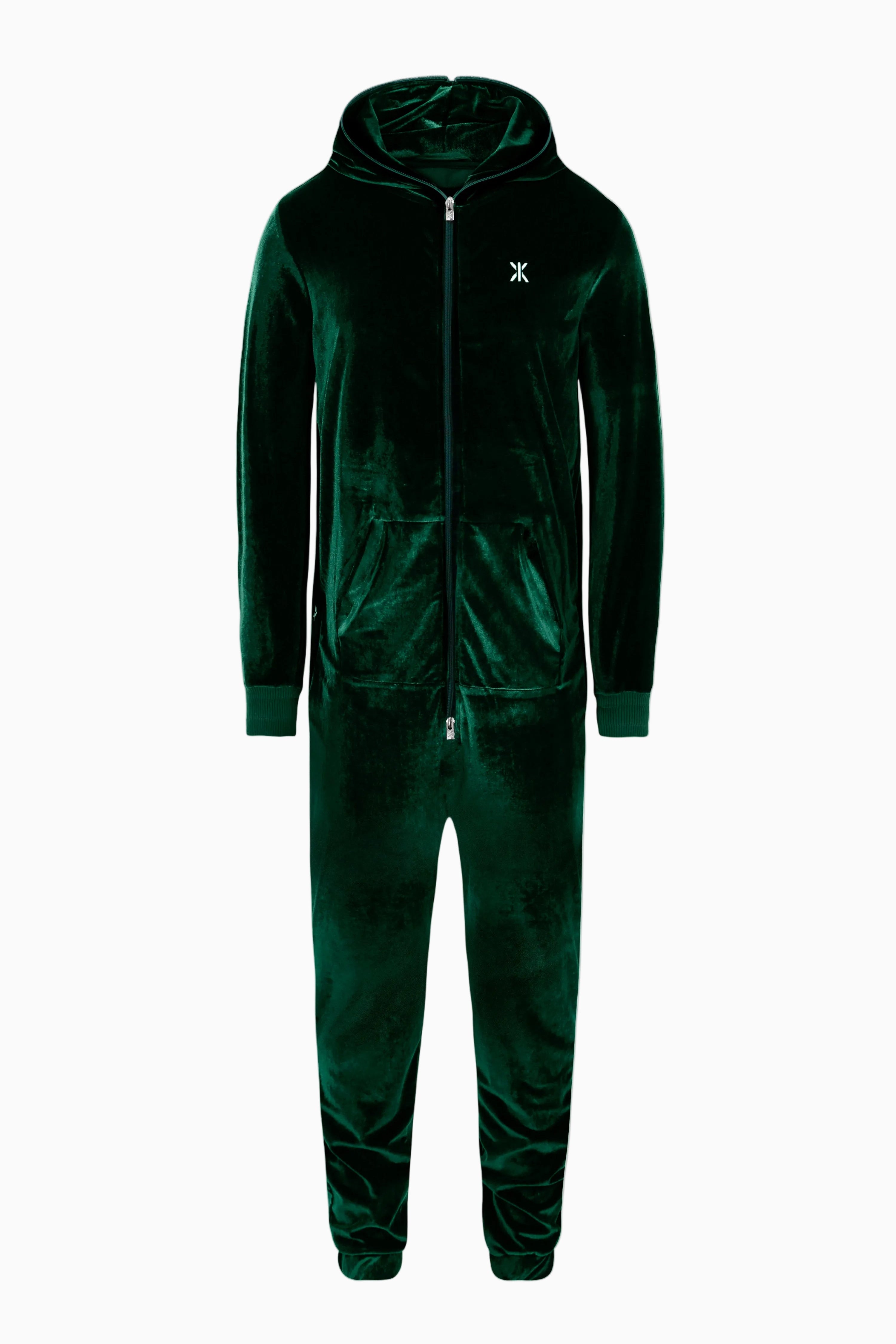 onepiece-original-velour-jumpsuit-overall-gr-n-velours image 1