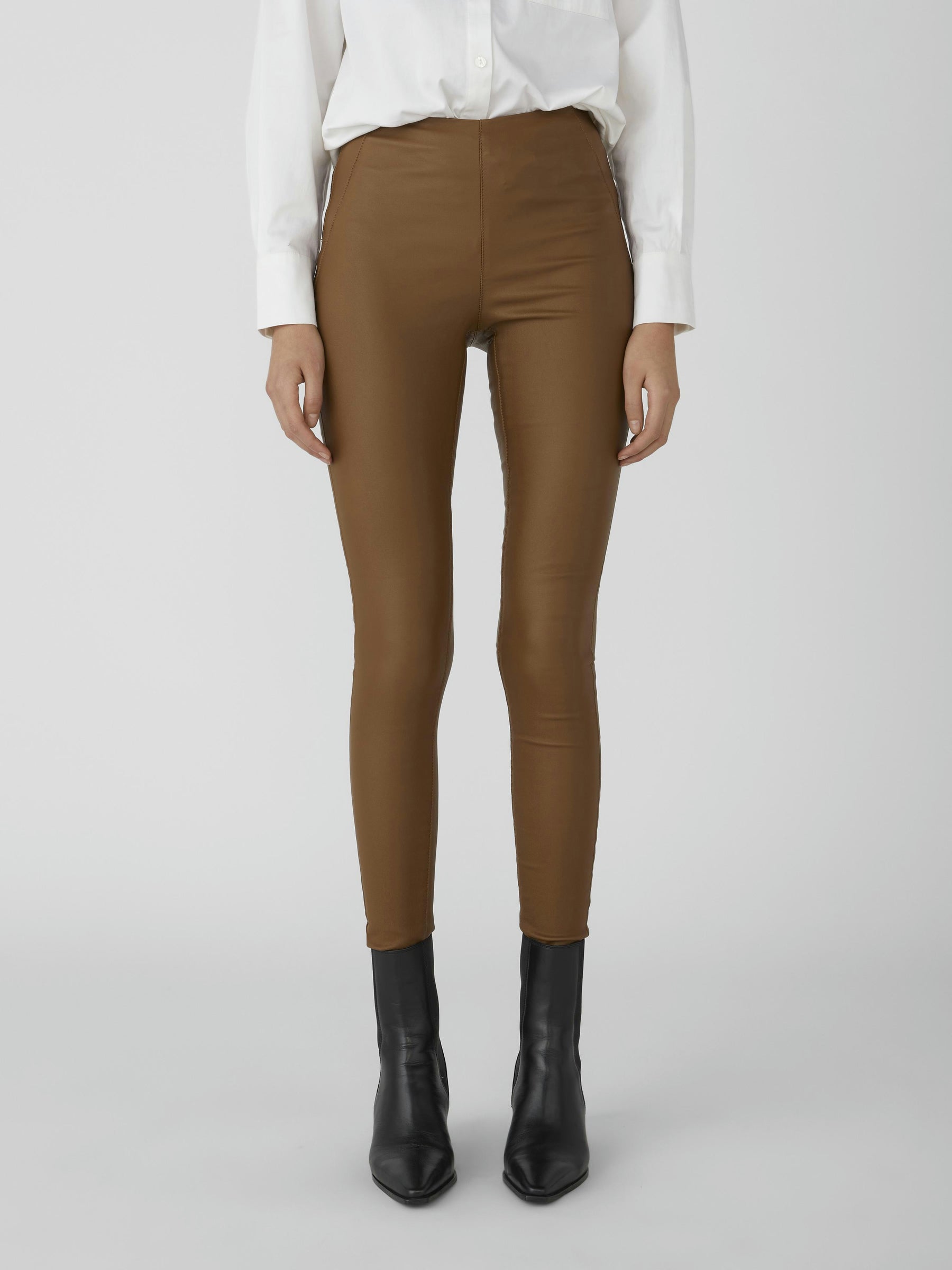 object-objbelle-legging-coated-mid-waist-glitzer image 2