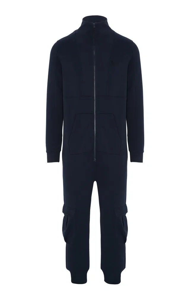 onepiece-original-tall-neck-jumpsuit-navy-blau image 1