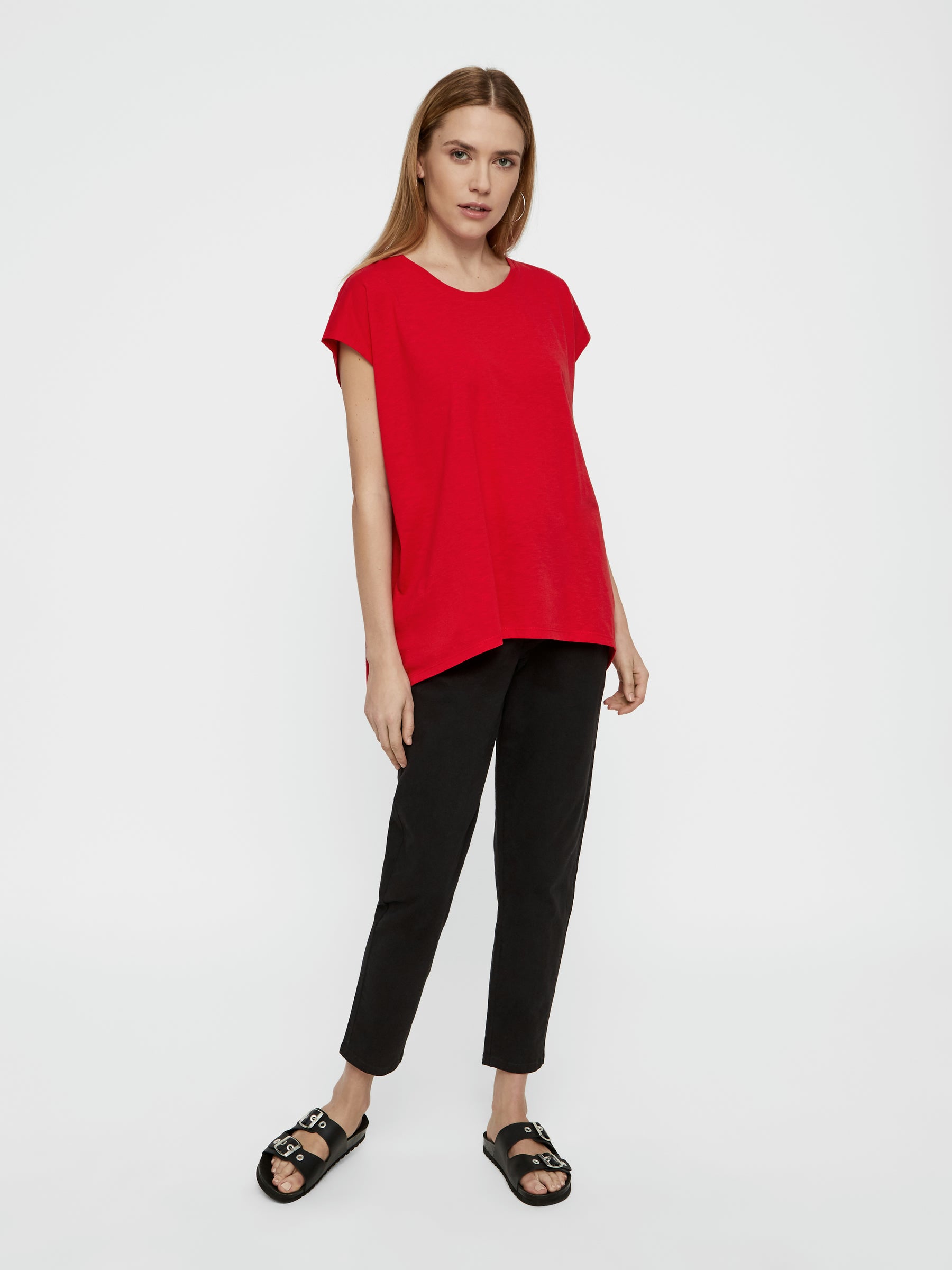 noisy-may-oversize-t-shirt-rundhals-loose-fit image 4