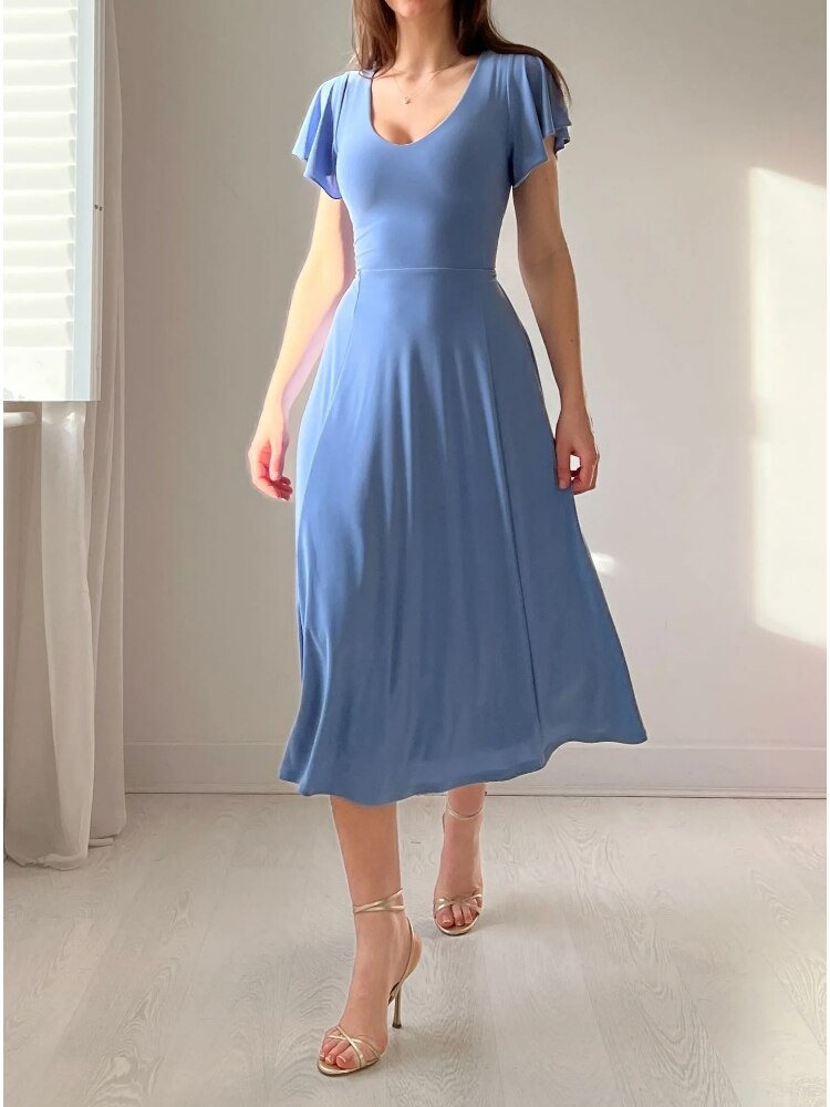 arys-reversible-dress-damen-schwarz-lang-wende-v-neck image 6