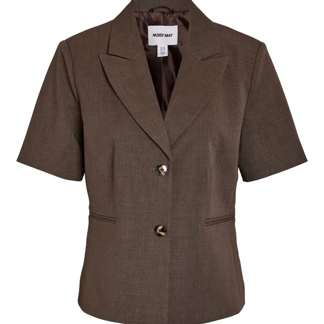 noisy-may-blazer-damen-kurzarm-tailliert-revers image 1