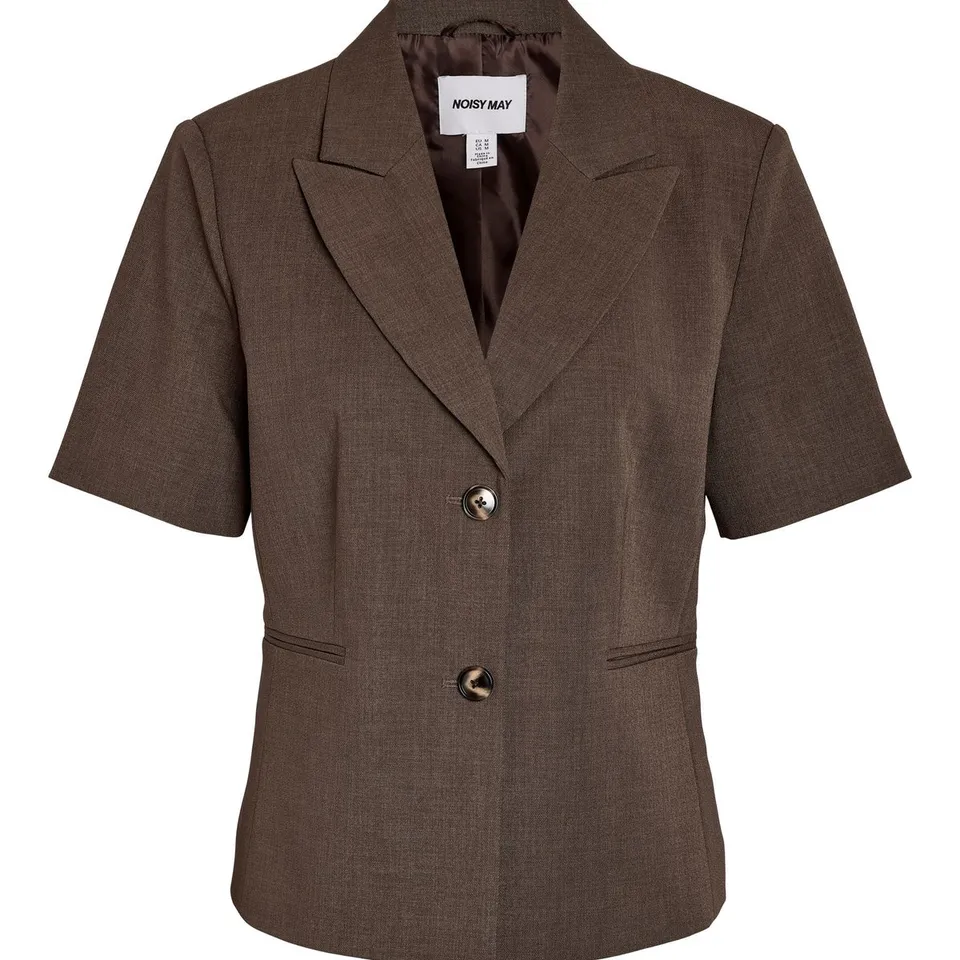 noisy-may-blazer-damen-kurzarm-tailliert-revers image 1