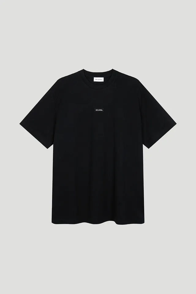 oh-april-boyfriend-t-shirt-shirt-schwarz-oversized-baumwolle image 1