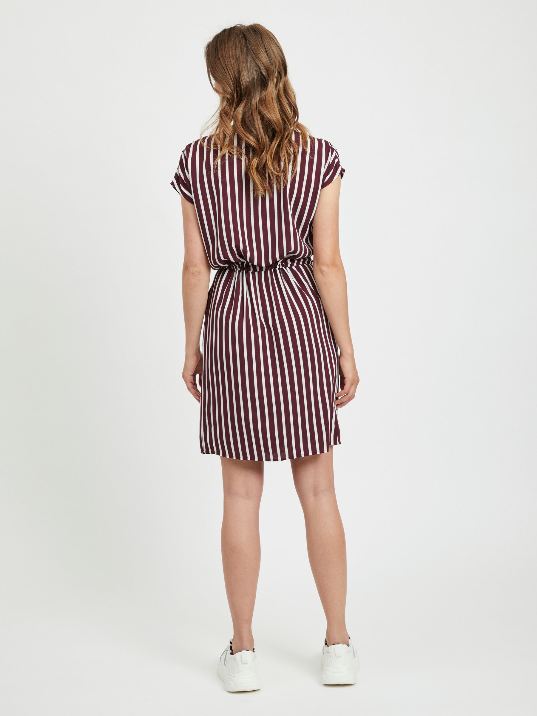 object-midikleid-damen-kurzarm-taschen-100-cm image 5