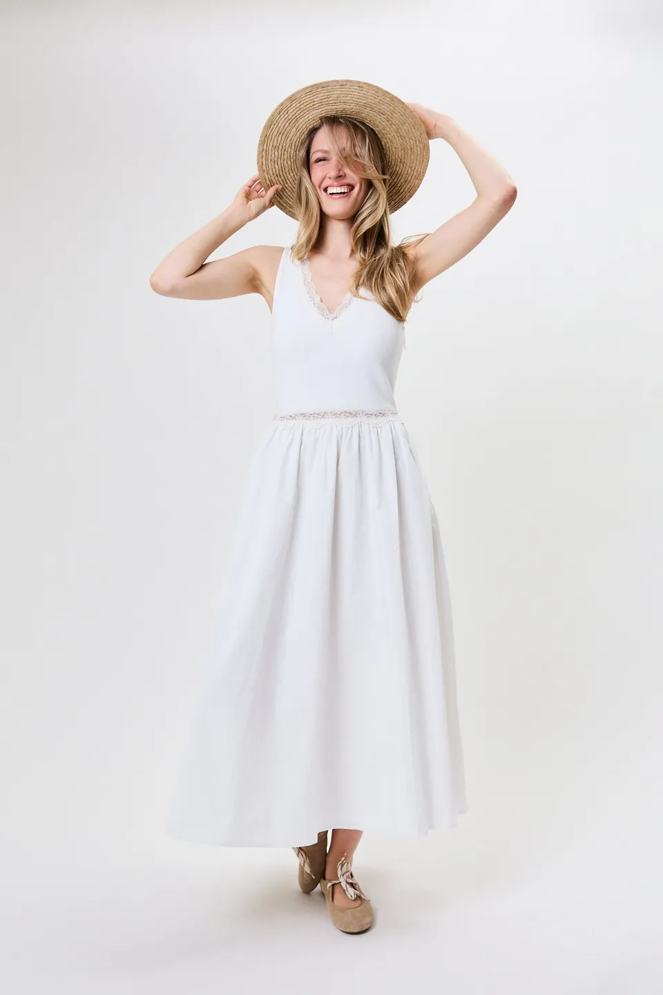 oh-april-nami-dress-kleid-wei-a-linie-spitze image 1