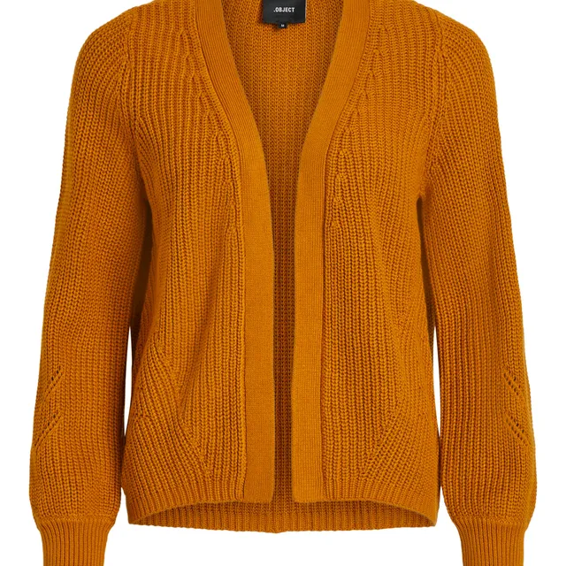 object-jumpers-kurzer-strickcardigan-grobstrick image 1