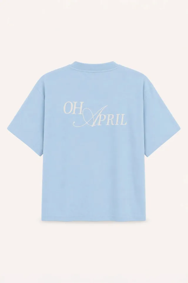 oh-april-ella-boxy-t-shirt-sky-blue-baumwolle image 1