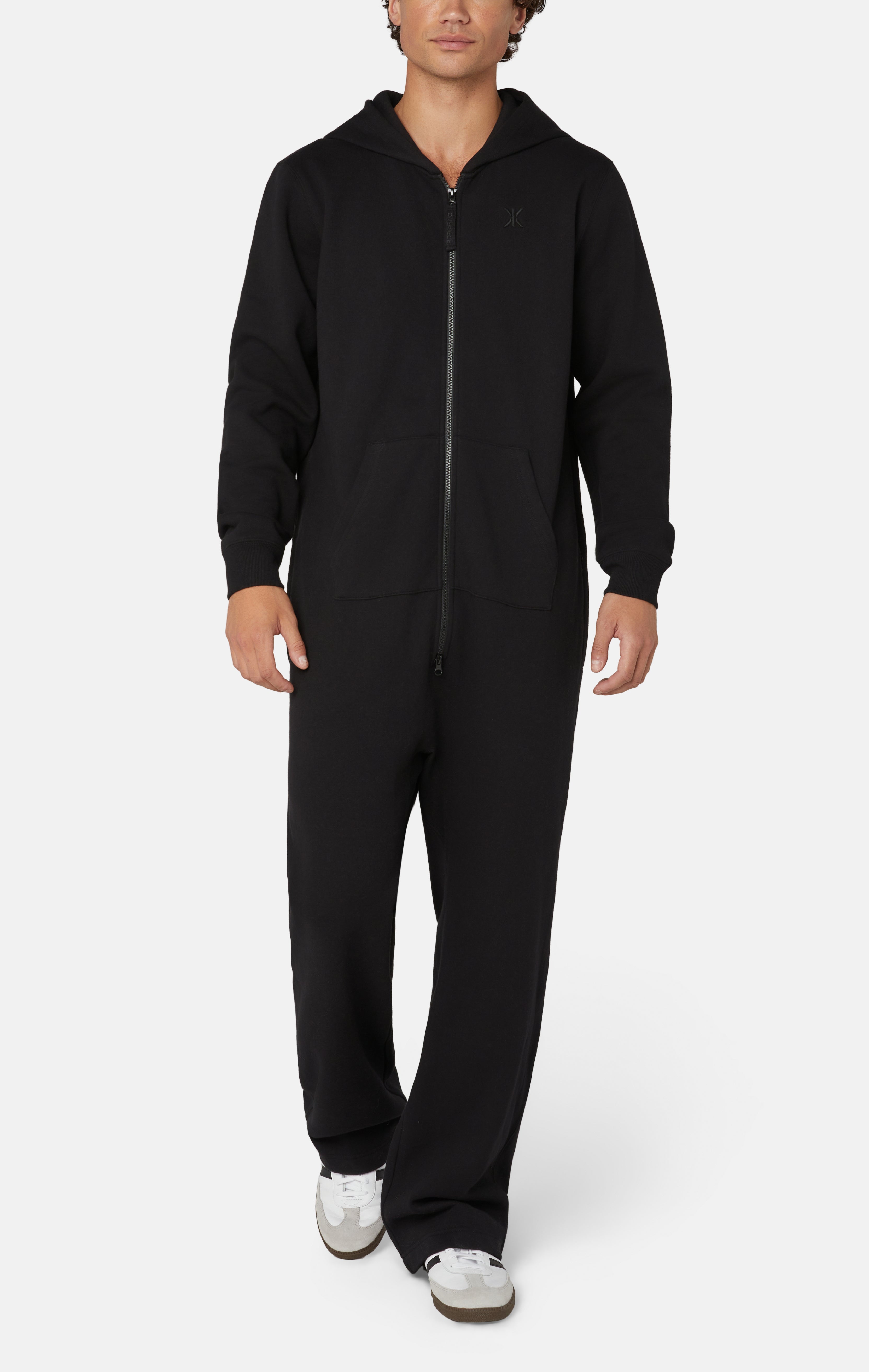 onepiece-straight-leg-jogger-jumpsuit-damen-schwarz-baumwolle image 3