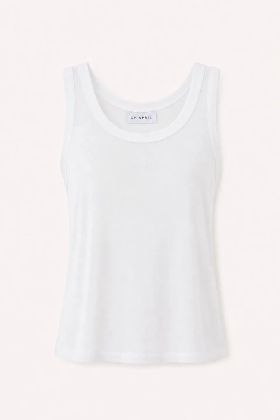 oh-april-slim-fit-tanktop-modal-off-white-kaschmir image 1