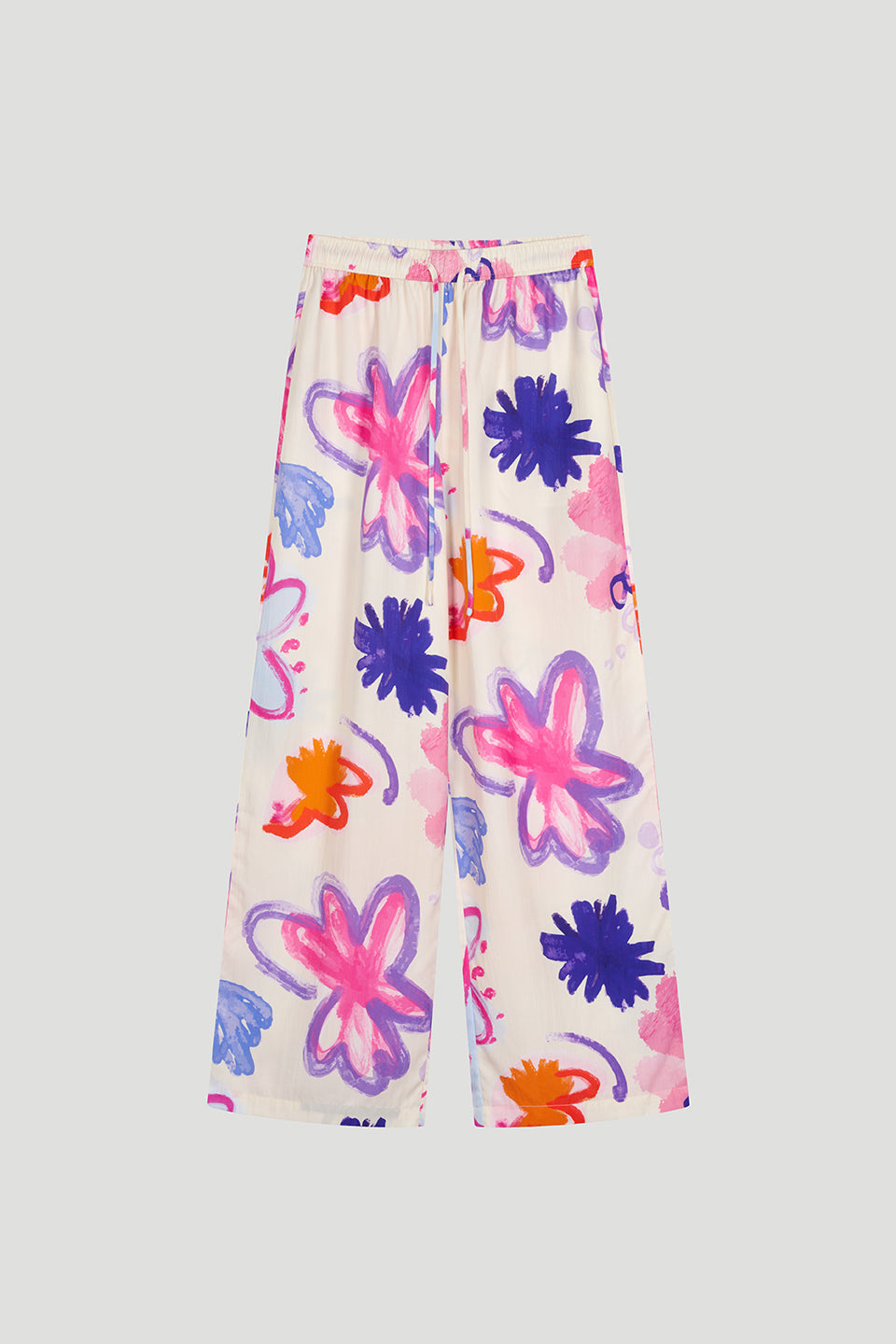 oh-april-antonia-loose-pants-hose-scribble-flower-lyocell image 2