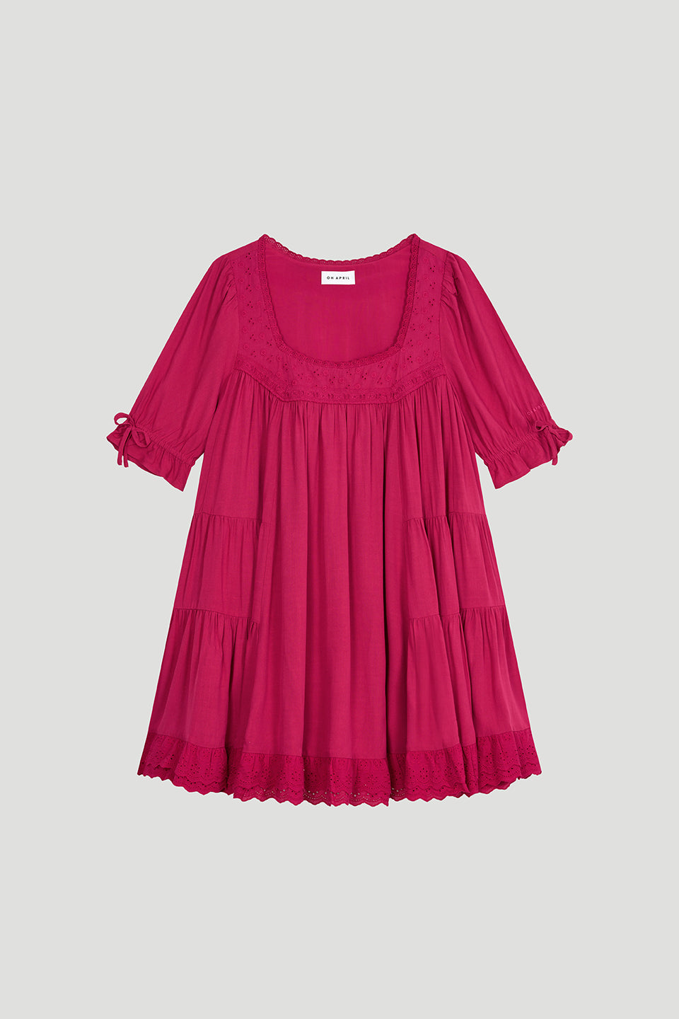 oh-april-isla-a-line-dress-kleid-berry-whip-a-linie image 2