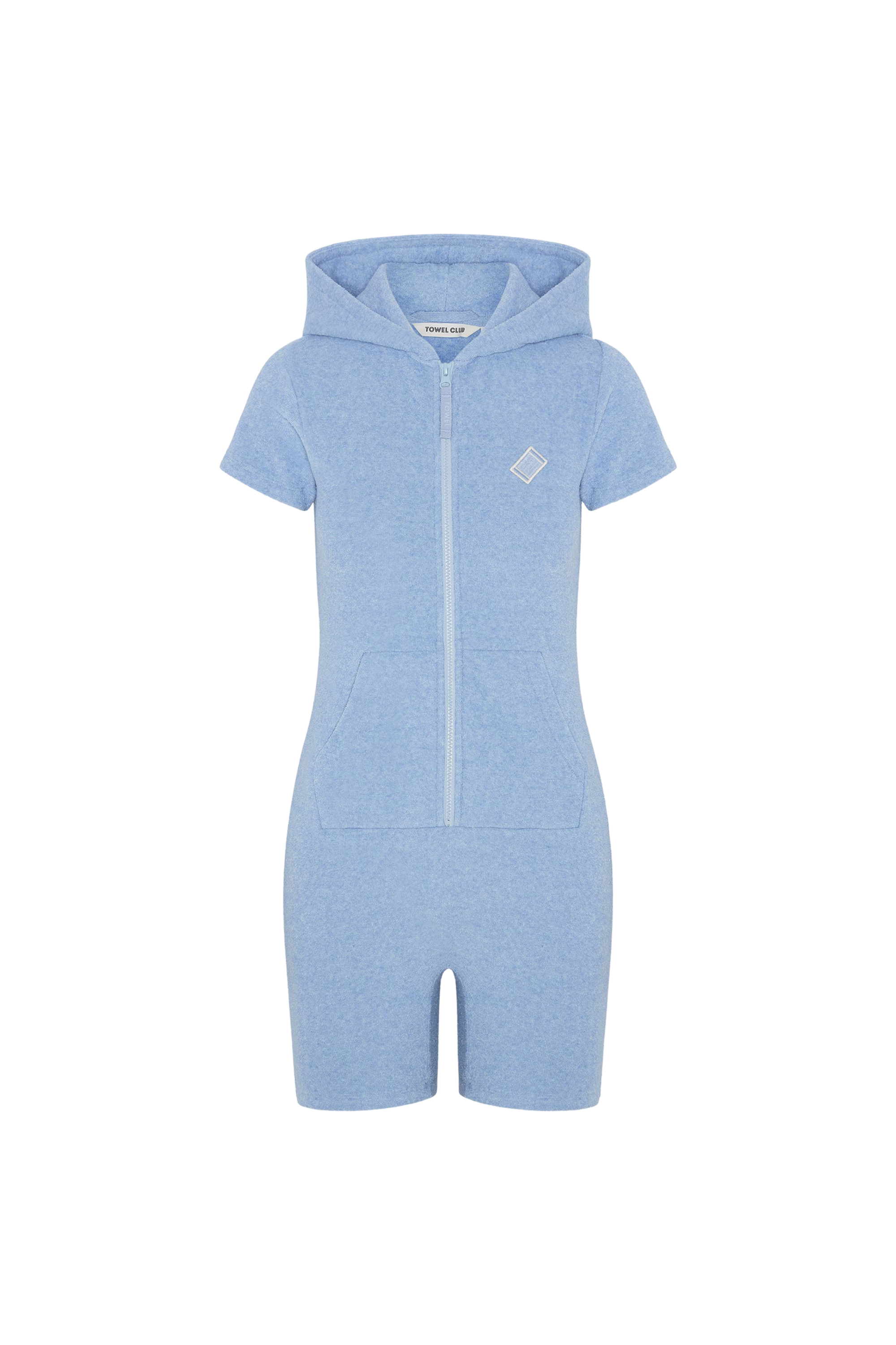 onepiece-towel-club-short-fitted-jumpsuit-hellblau image 1