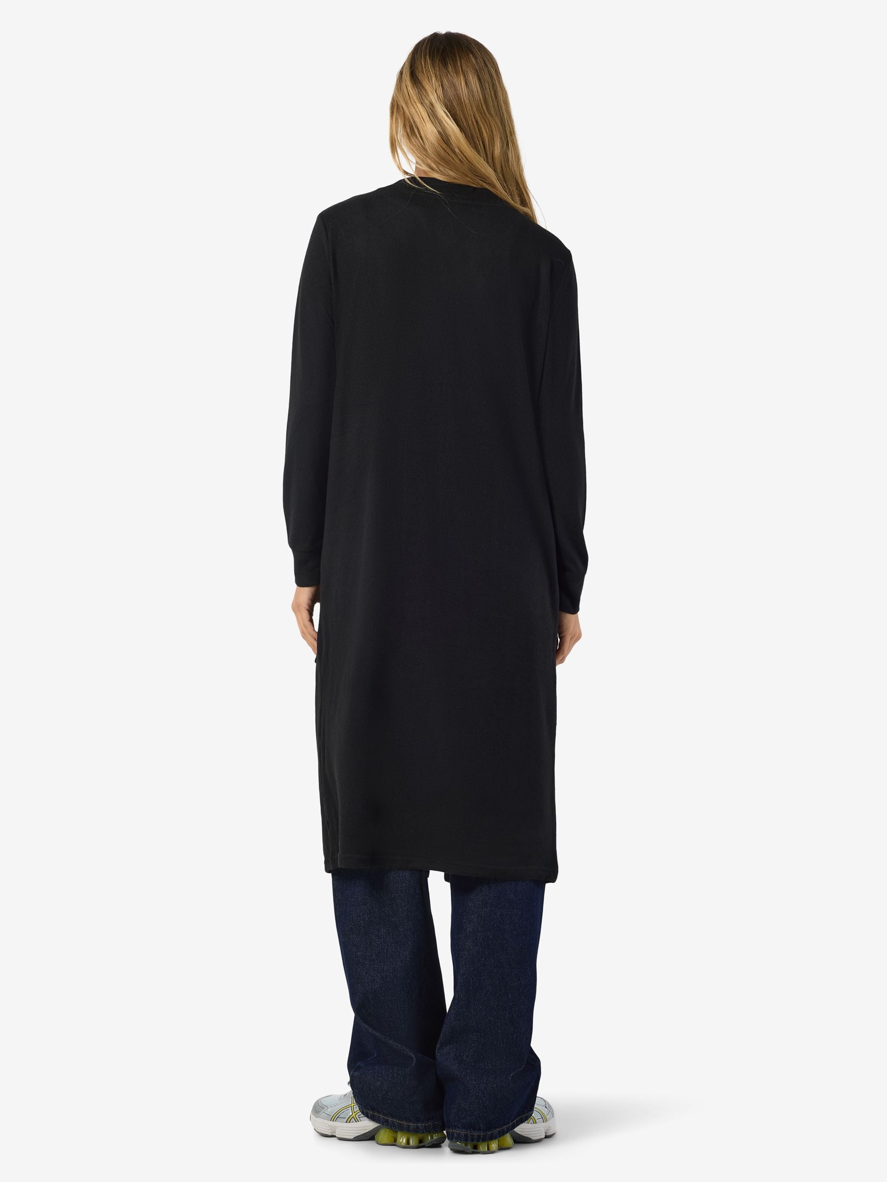 noisy-may-cardigan-damen-lang-offen-mit-taschen-weich image 4