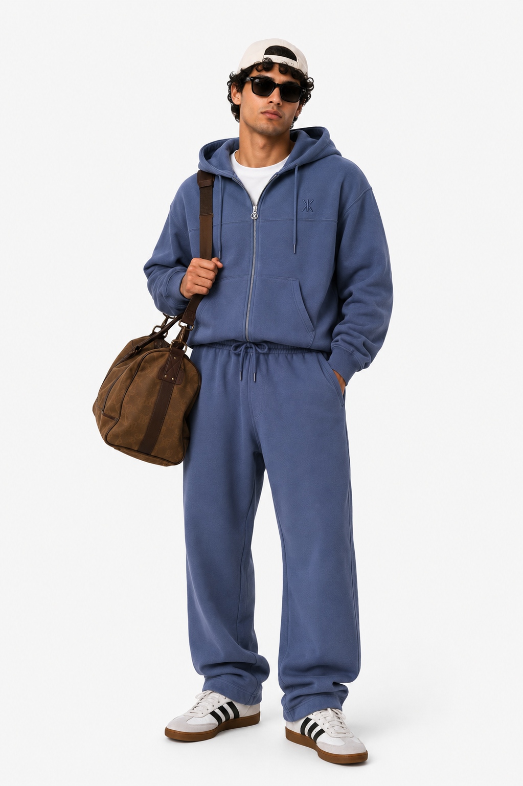 onepiece-original-onesie-loose-fit-jumpsuit-mid-blue image 4