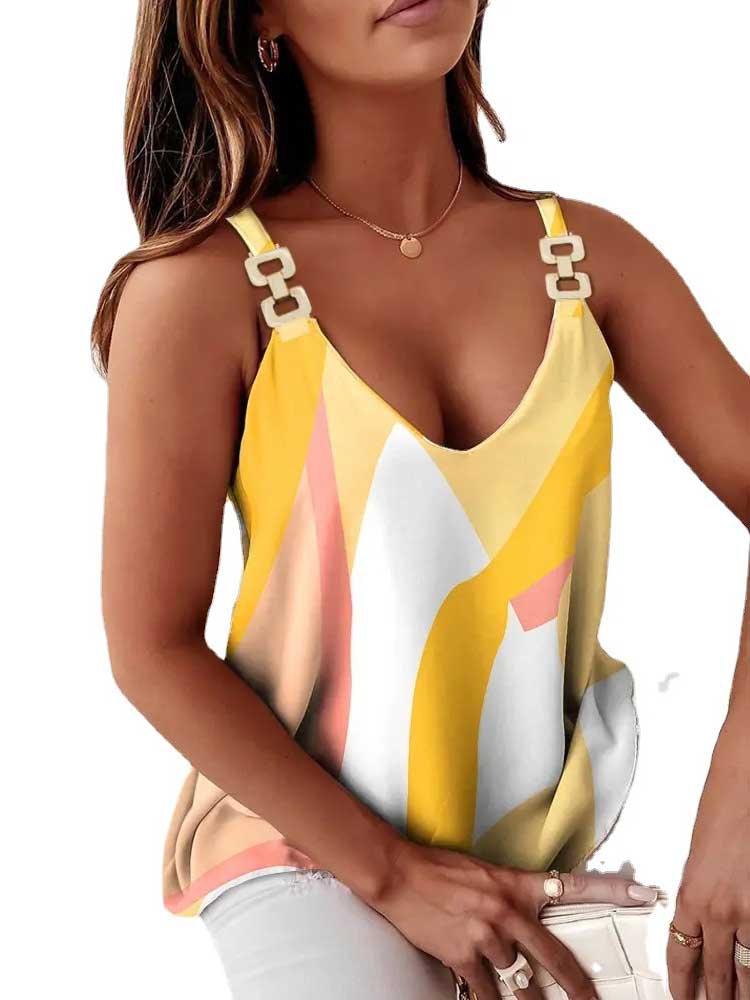arys-bella-damen-top-singlet-blumenprint-1white-red image 4