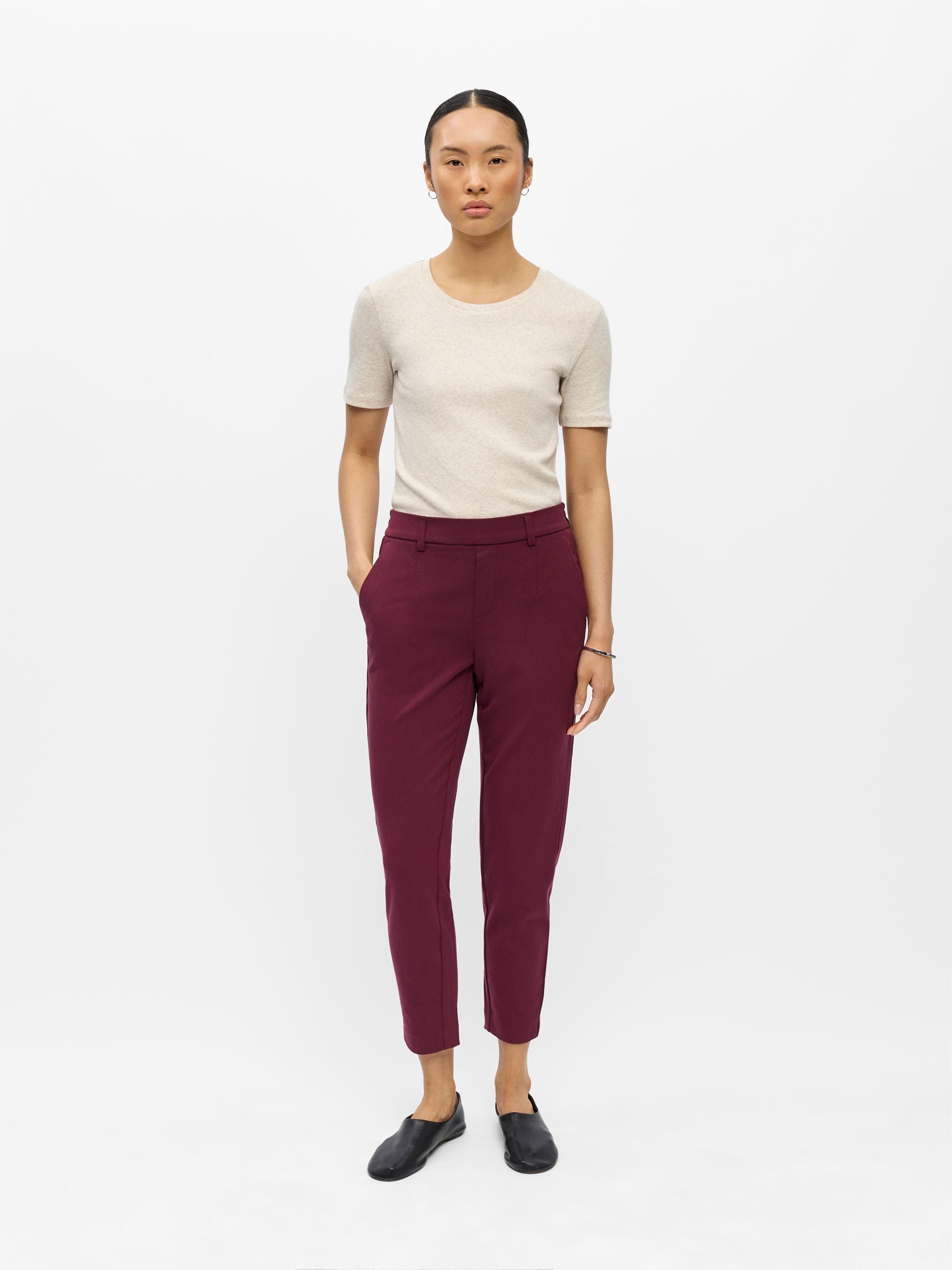 object-objlisa-stoffhose-damen-slim-fit-cropped-6 image 4