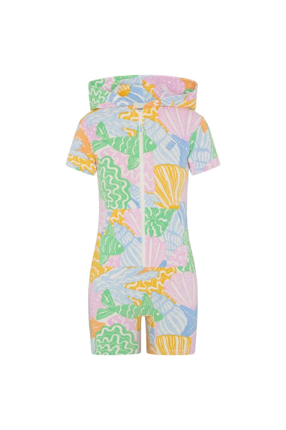 onepiece-towel-club-short-fitted-jumpsuit-print-bunt image 1