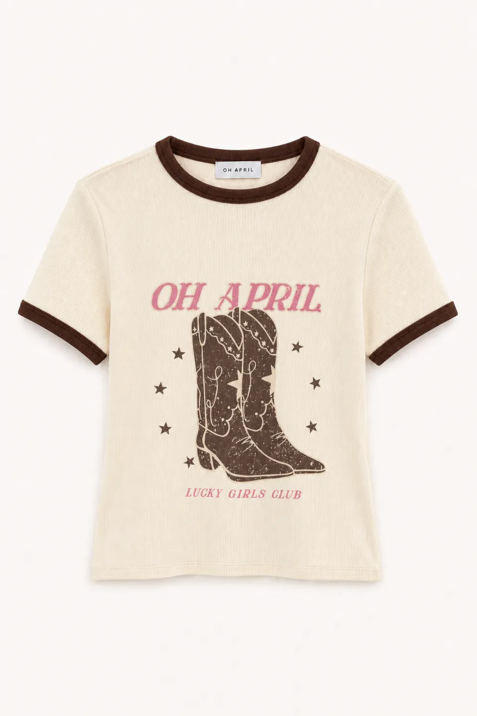 oh-april-boots-t-shirt-off-white-regular-fit image 1