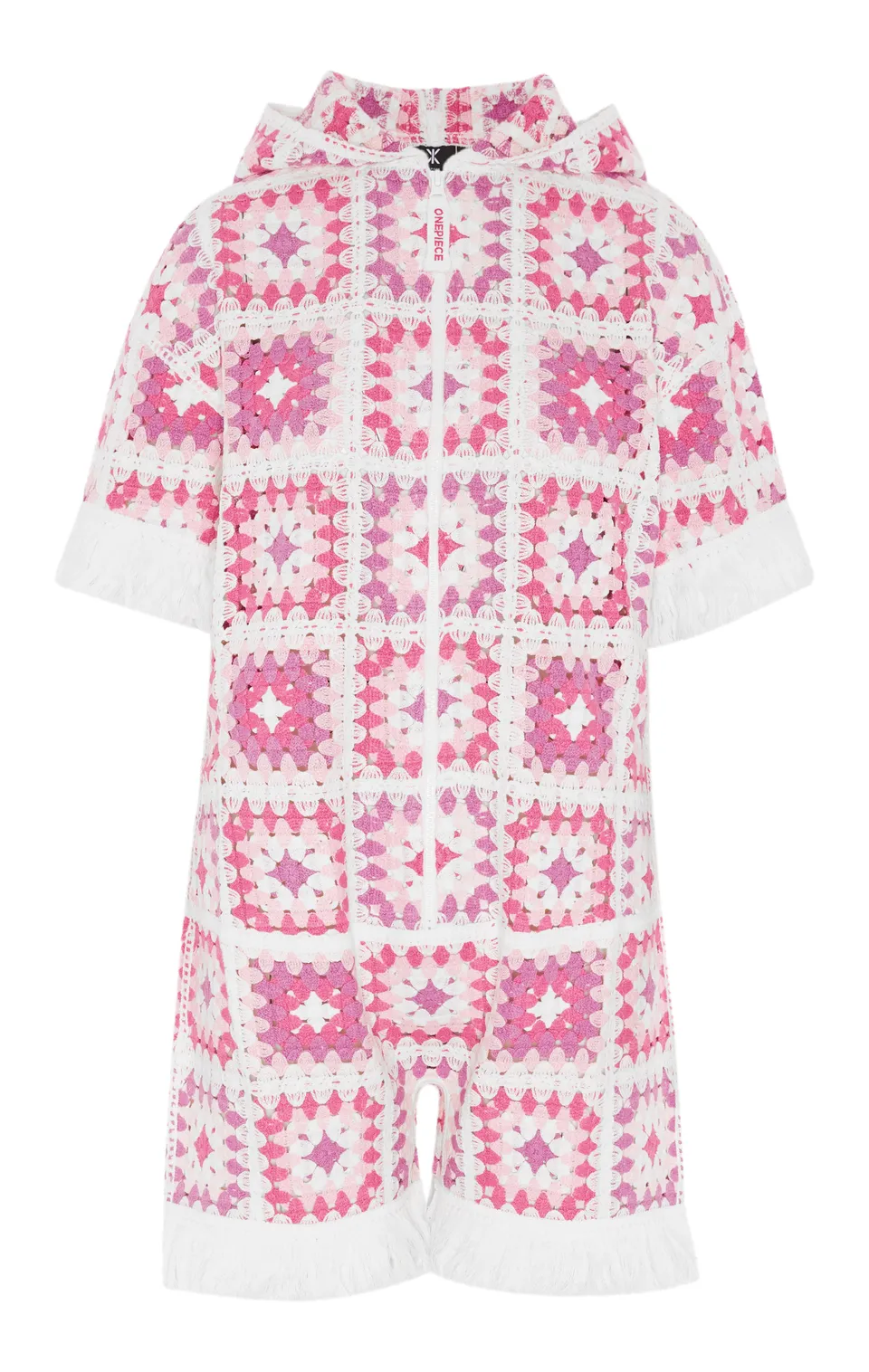 onepiece-crochet-short-jumpsuit-playsuit-damen-pink-h-kel image 1
