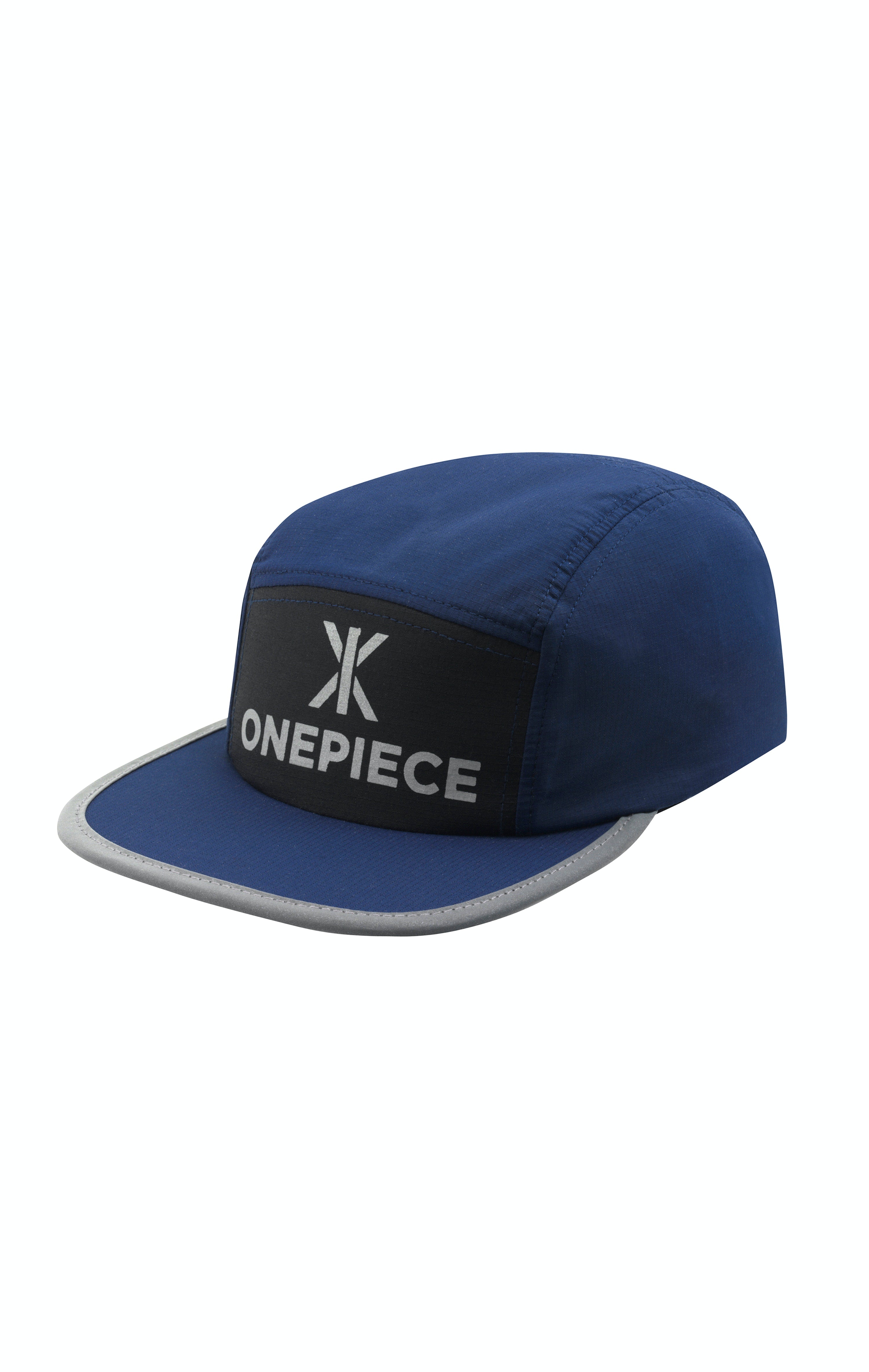 onepiece-over-cap-blau-nylon-cap-mit-logo image 1