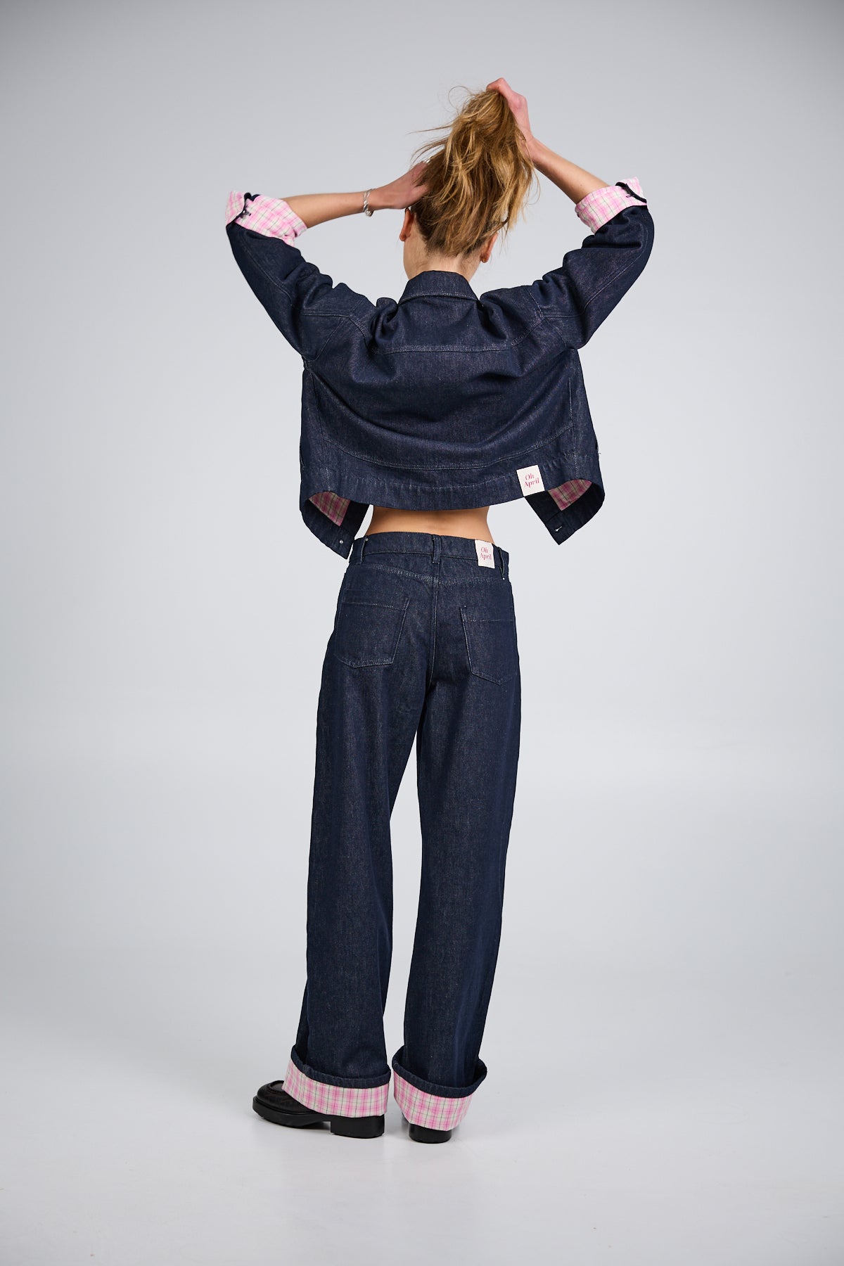 oh-april-clara-denim-jacket-jeansjacke-denim-dark-blue image 3