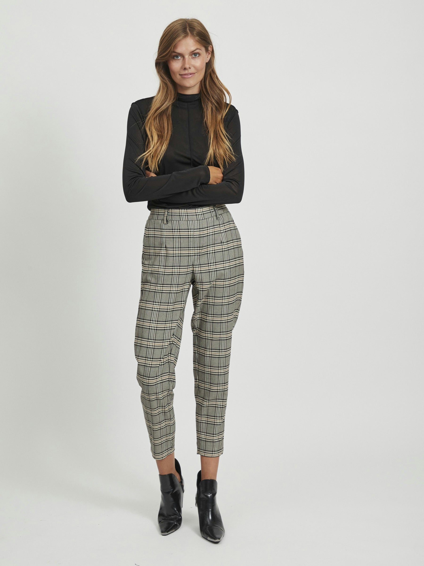 object-trousers-objlisa-hose-slim-cropped-mid-waist-3 image 5