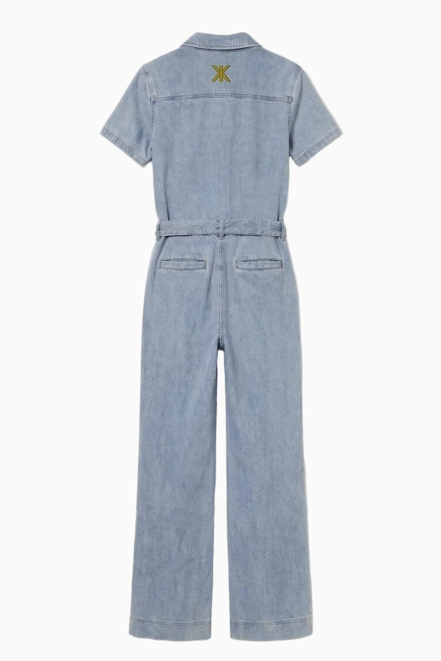 onepiece-light-chambray-flared-jumpsuit-overall-hellblau image 7