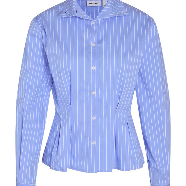 noisy-may-bluse-langarm-nadelstreifen-slim-fit image 1