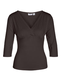 noisy-may-nmjune-top-mit-3-4-rmeln-v-ausschnitt-damen image 7