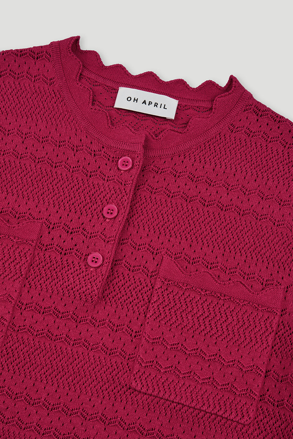 oh-april-serin-knit-t-shirt-berry-whip-slim-fit image 3