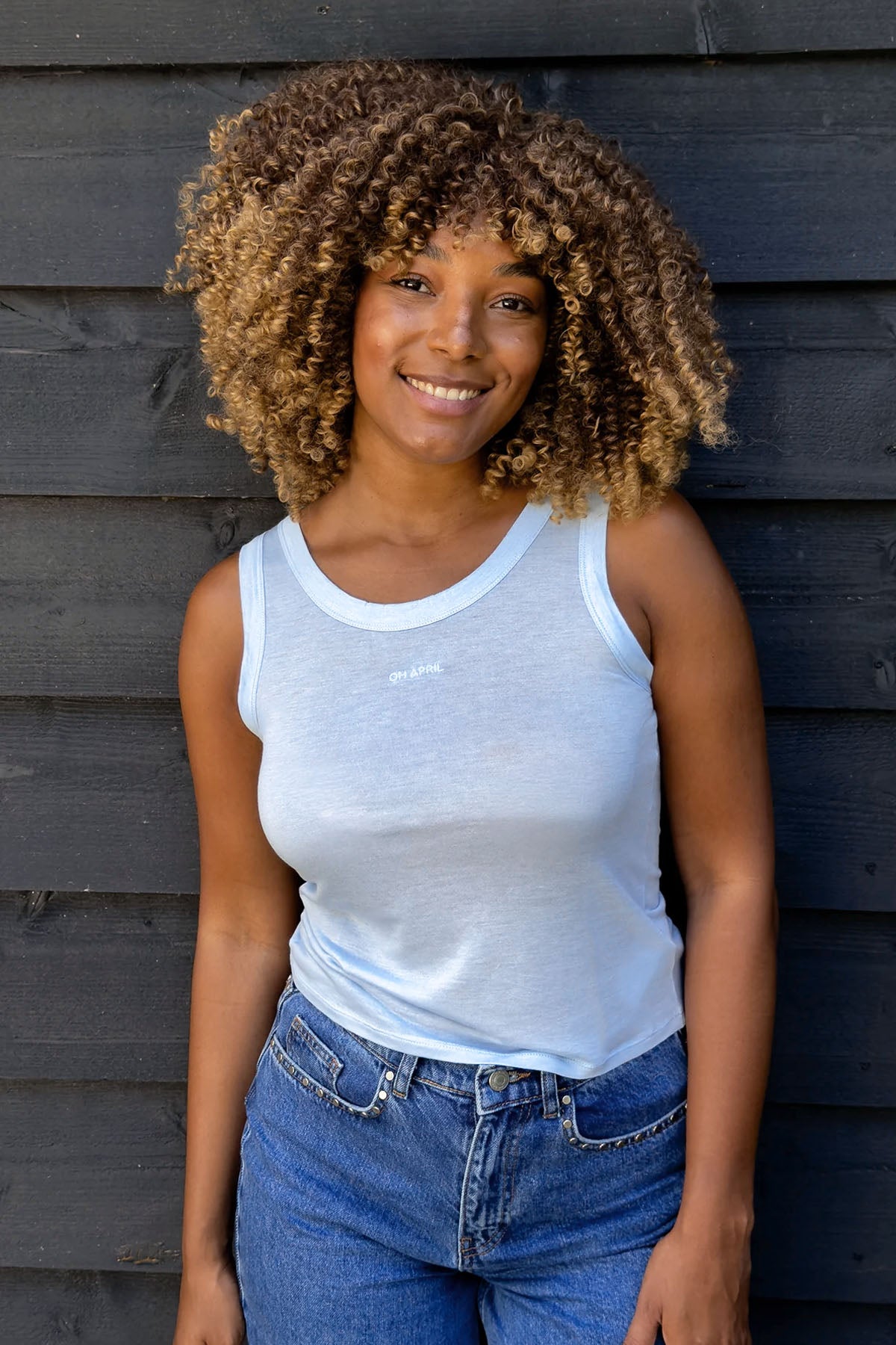 oh-april-slim-fit-tanktop-top-sky-blue-modal image 2