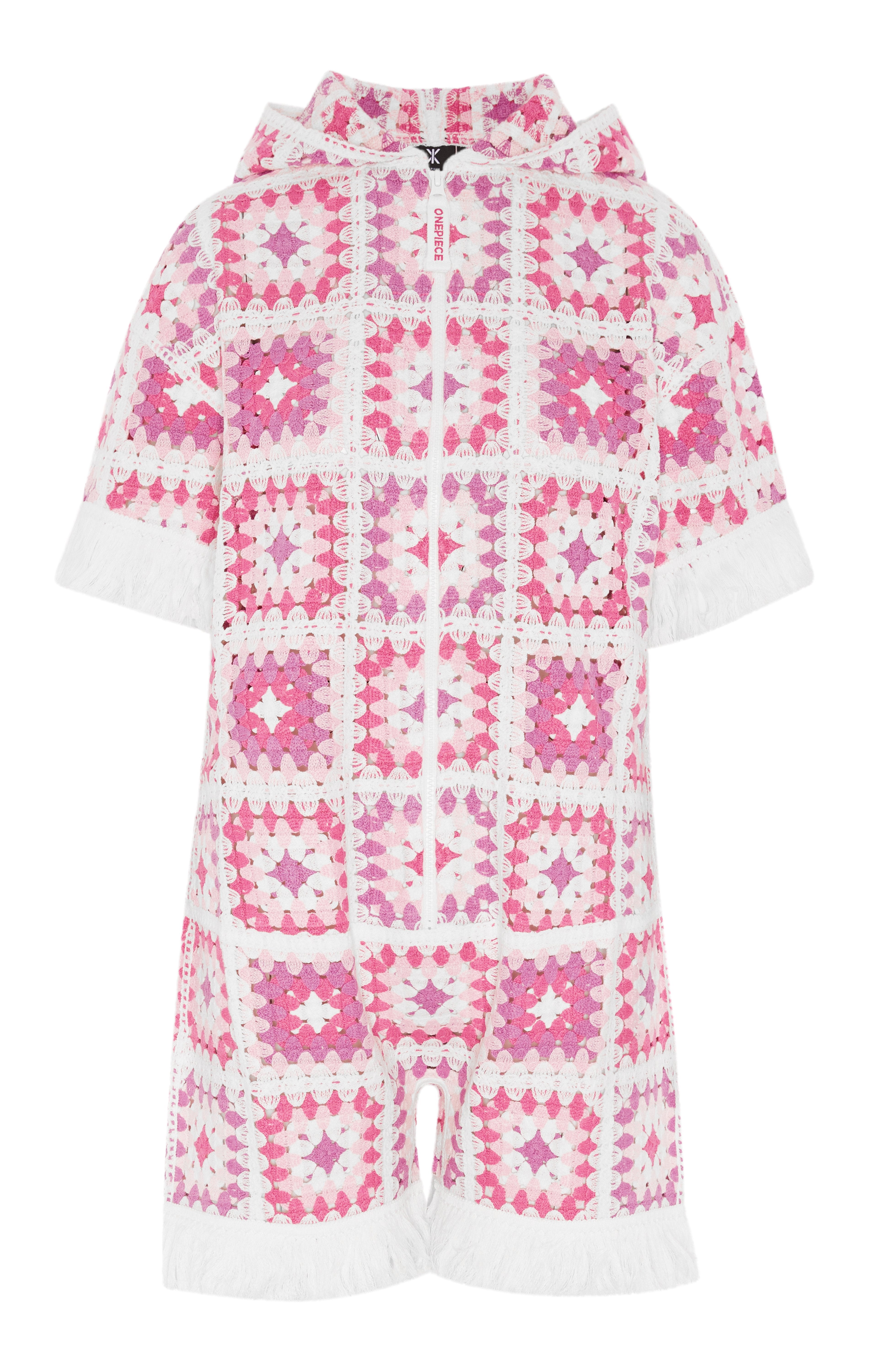 onepiece-crochet-short-jumpsuit-playsuit-damen-pink-h-kel image 1