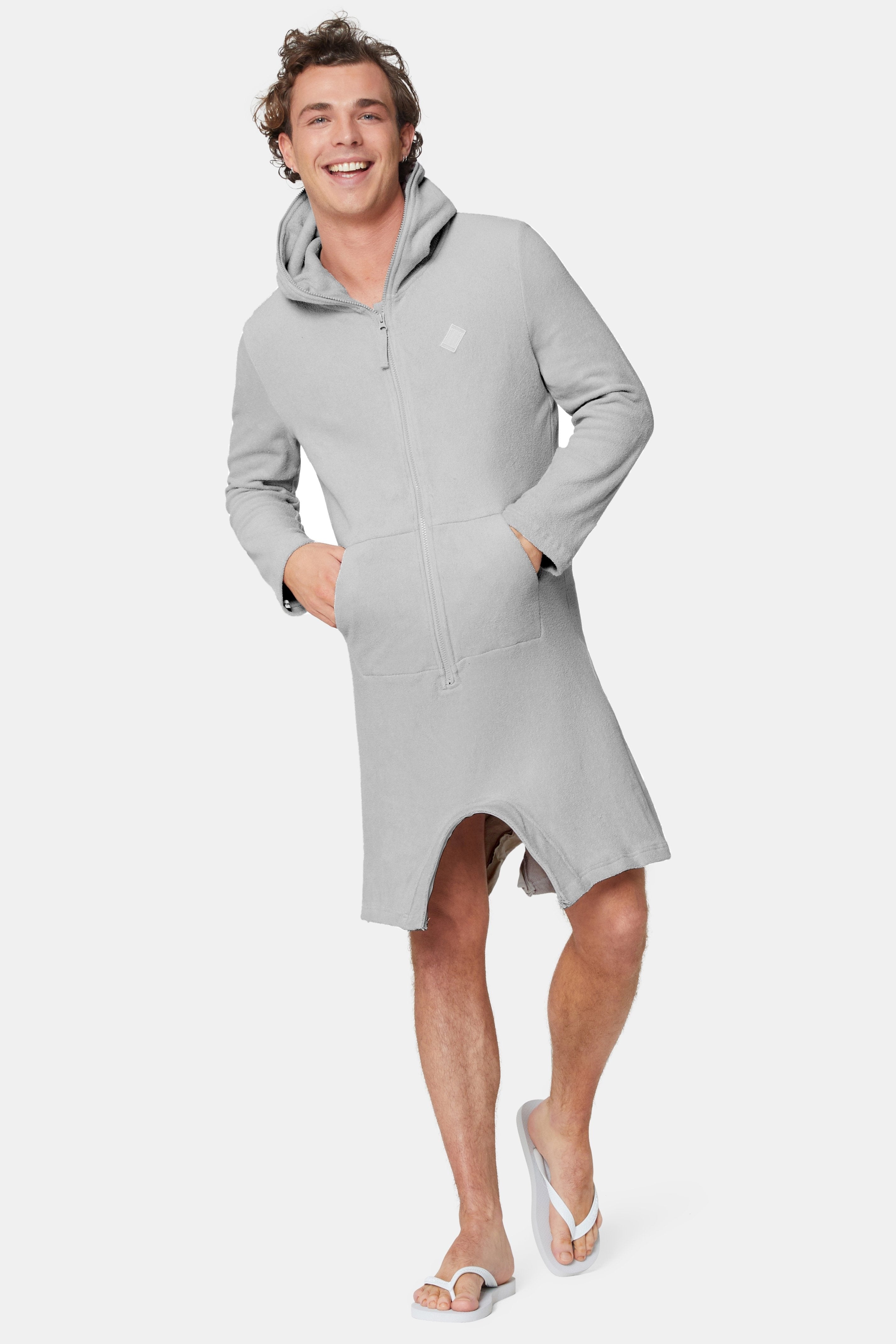 onepiece-towel-club-jumpsuit-kurz-hellgrau-damen image 2