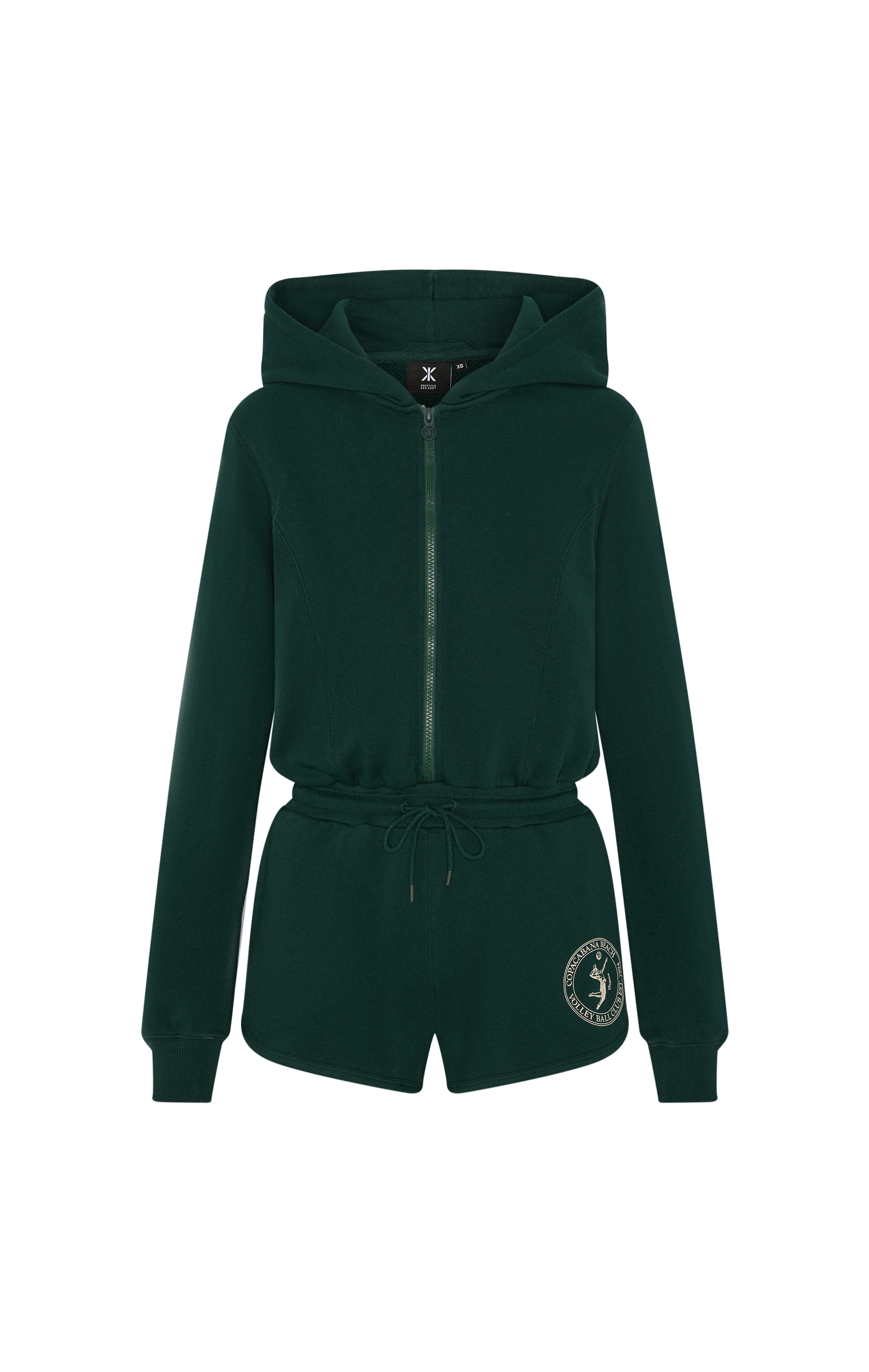 onepiece-sporty-basic-short-jumpsuit-gr-n-baumwolle image 1