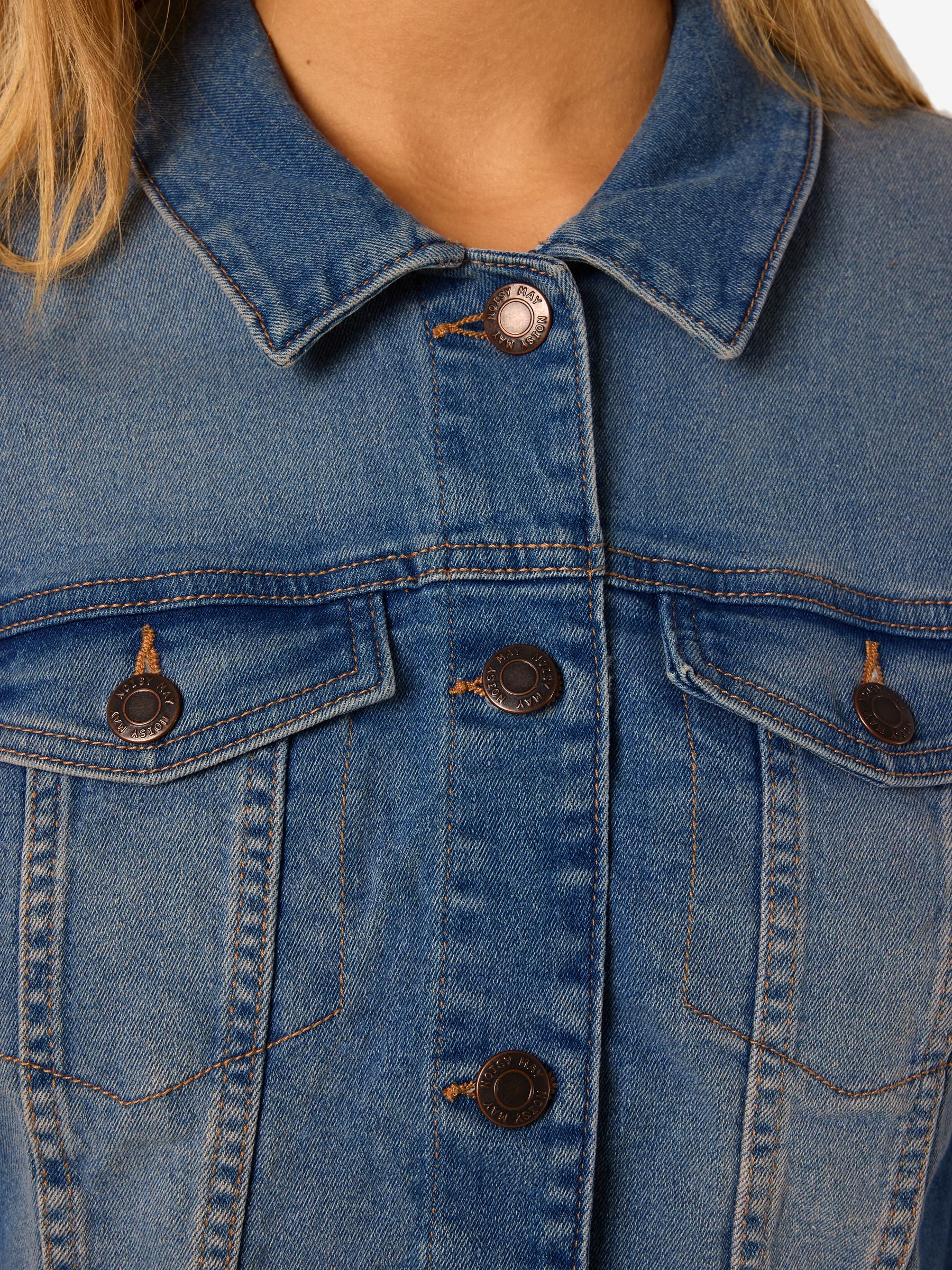 noisy-may-kurze-jeansjacke-denimjacke-mit-stretch image 6