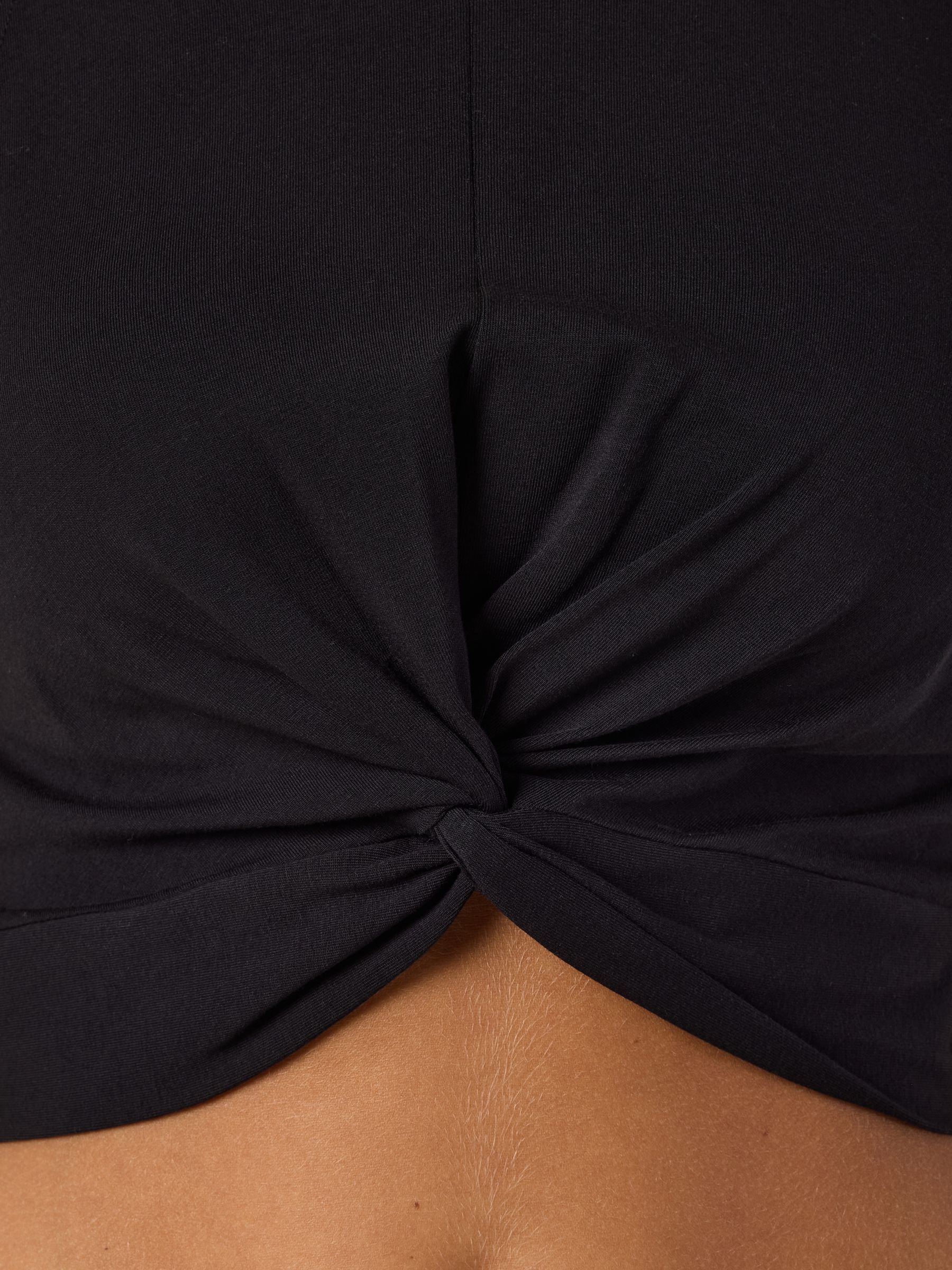 noisy-may-crop-top-rmellos-mit-knoten-baumwolle image 5
