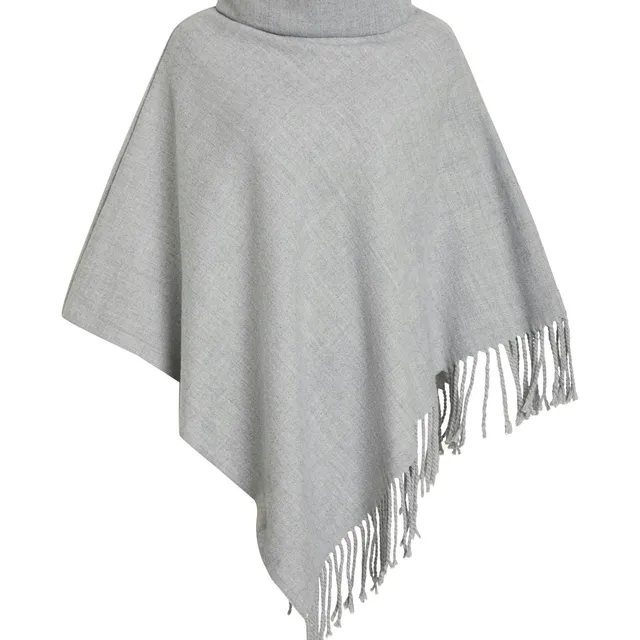 object-laine-poncho-wollpullover-rollkragen image 1