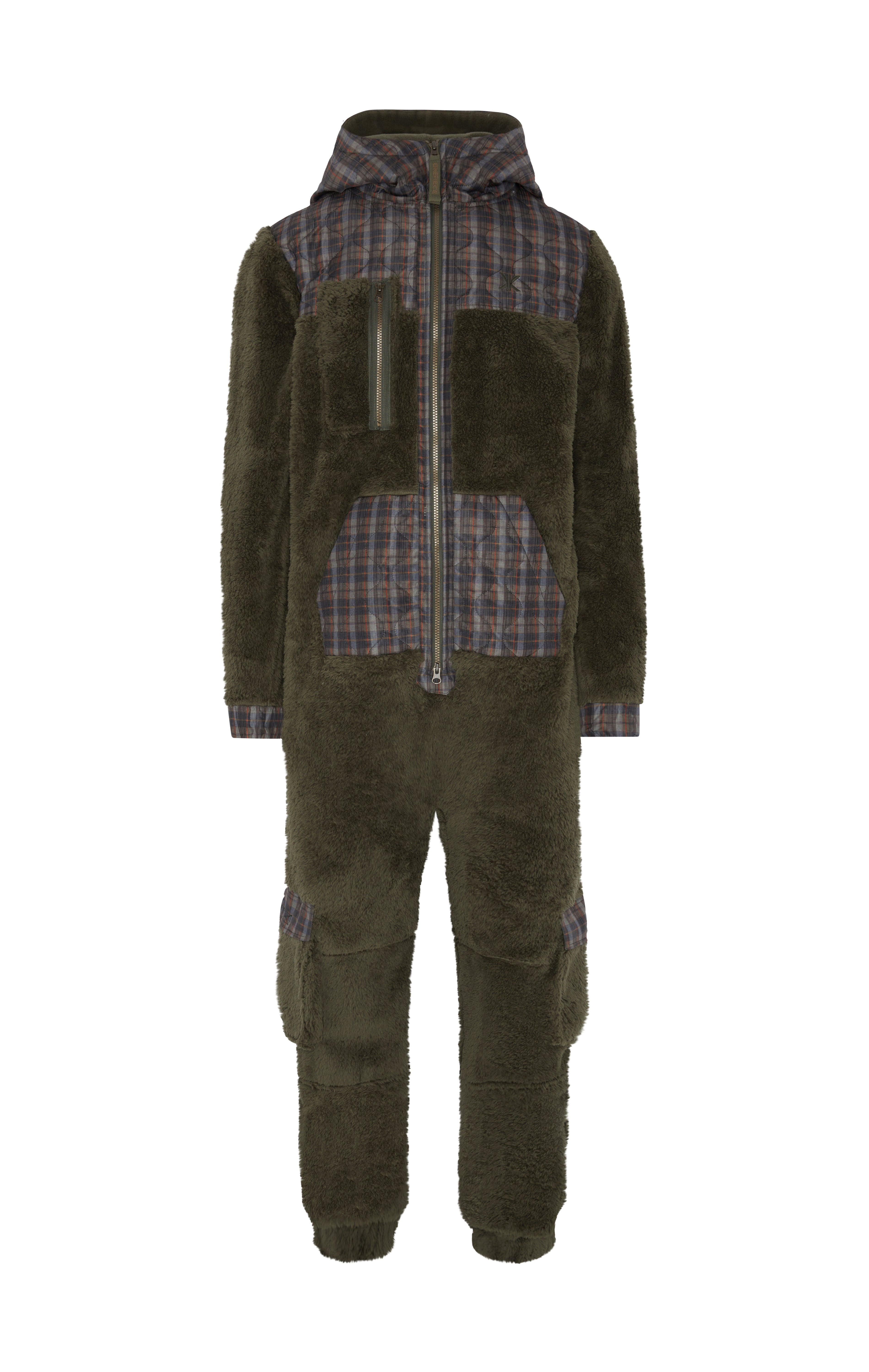 onepiece-puppy-cargo-jumpsuit-gr-n-fleece-outdoor image 1