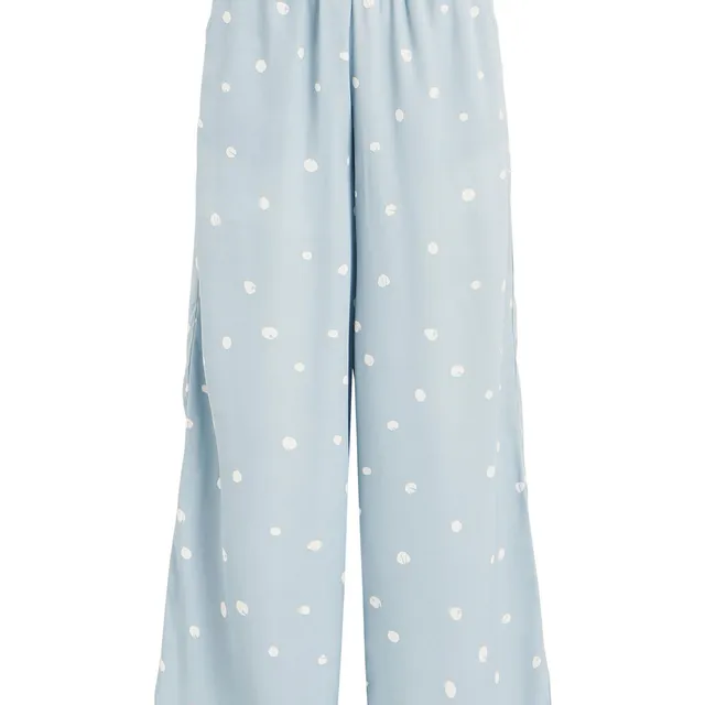 object-damenhose-gepunktet-high-waist-loose-fit-weit image 1