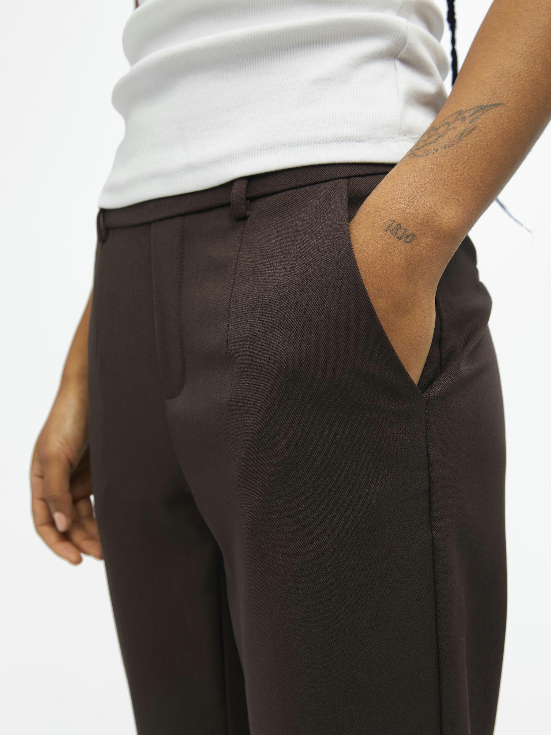 object-objlisa-slim-cropped-stoffhose-mid-waist-stretch-6 image 5