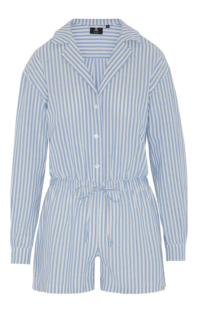 onepiece-pj-female-short-jumpsuit-damen-jumpsuit-blau-kurz image 1