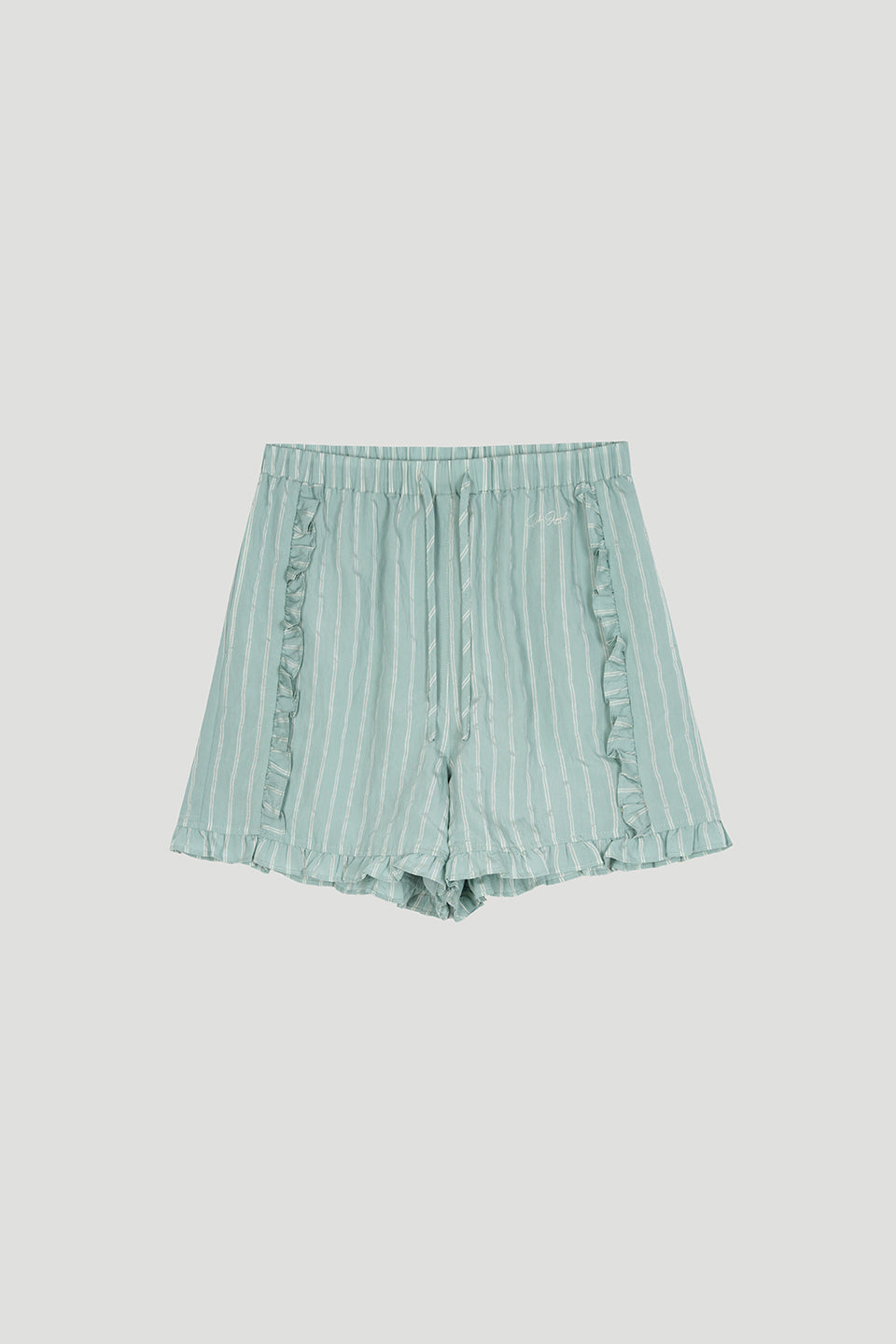 oh-april-vale-volant-shorts-sage-r-schen-relaxed-fit image 1