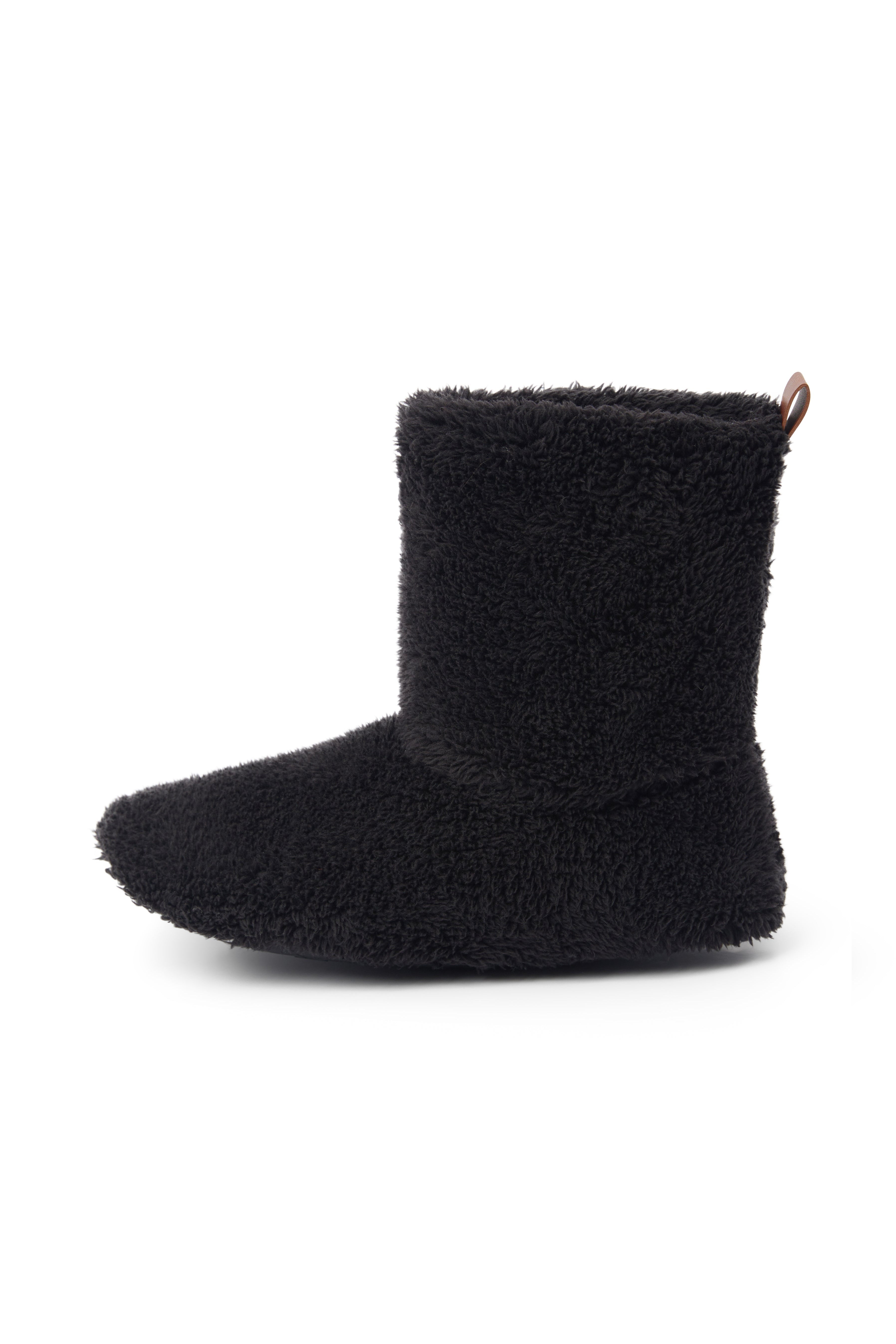 onepiece-puppy-slippers-hausschuhe-schwarz-fleece image 2