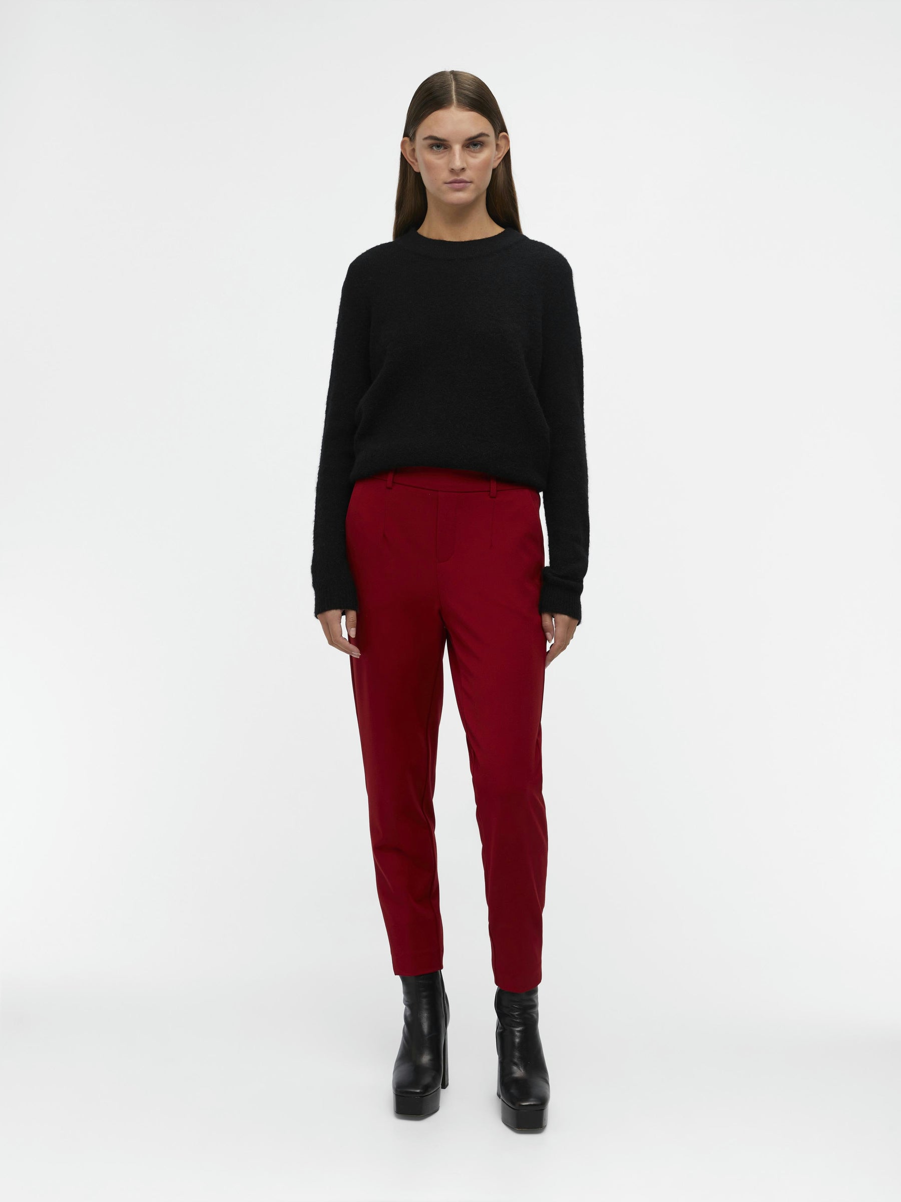 object-objlisa-cropped-hose-slim-fit-mid-waist-stretch image 4
