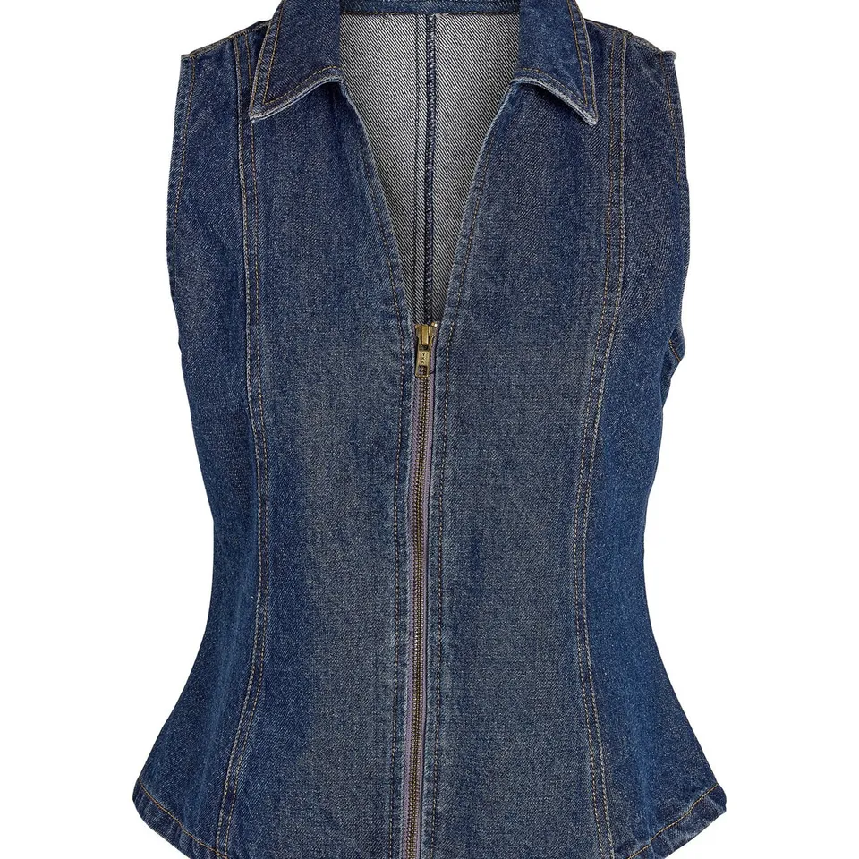 noisy-may-nmsirena-top-jeans-top-mit-polokragen-rmellos image 1